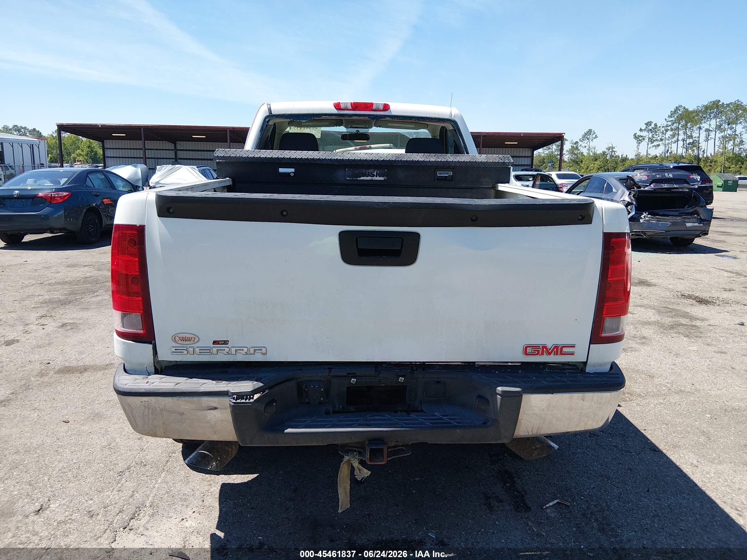 2012 Gmc Sierra 1500 Work Truck White vin: 1GTN1TEXXCZ351394