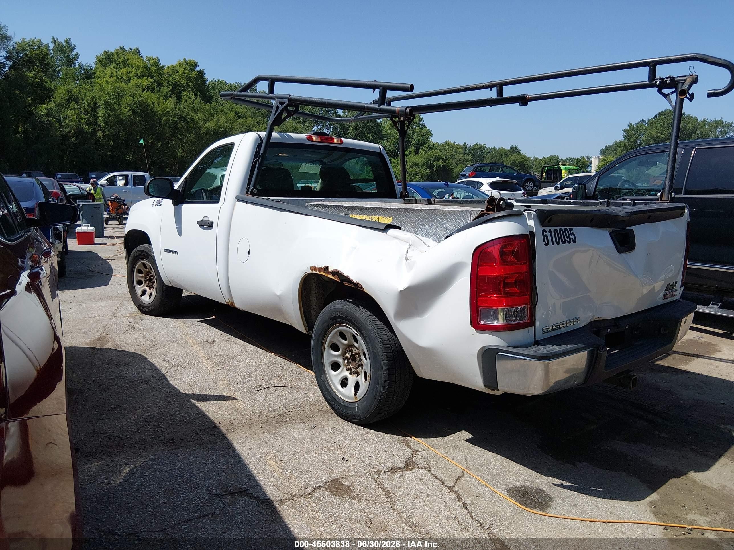2013 Gmc Sierra 1500 Work Truck Белый vin: 1GTN1TEXXDZ195908