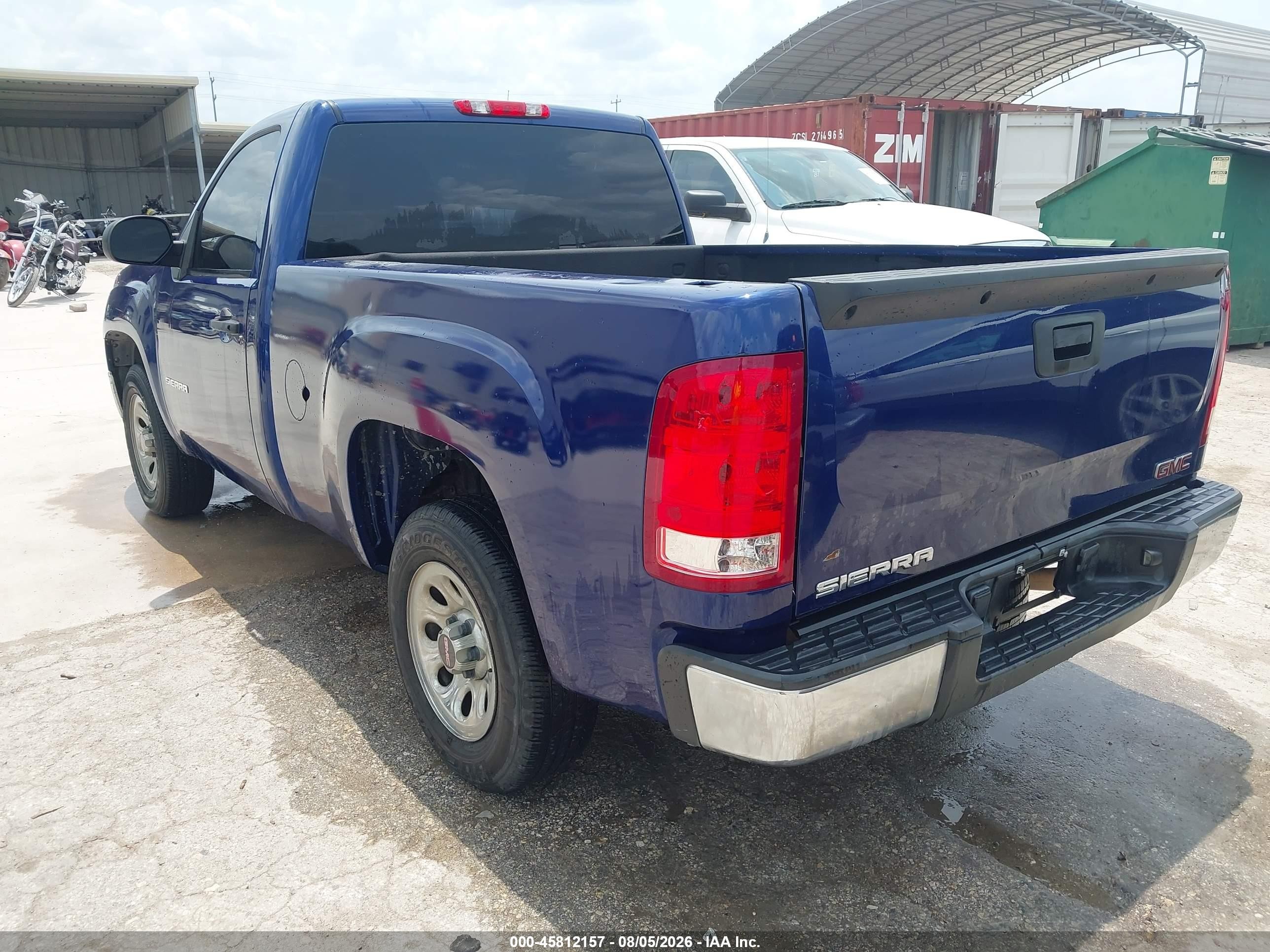 2013 Gmc Sierra 1500 Work Truck Blue vin: 1GTN1TEXXDZ274981