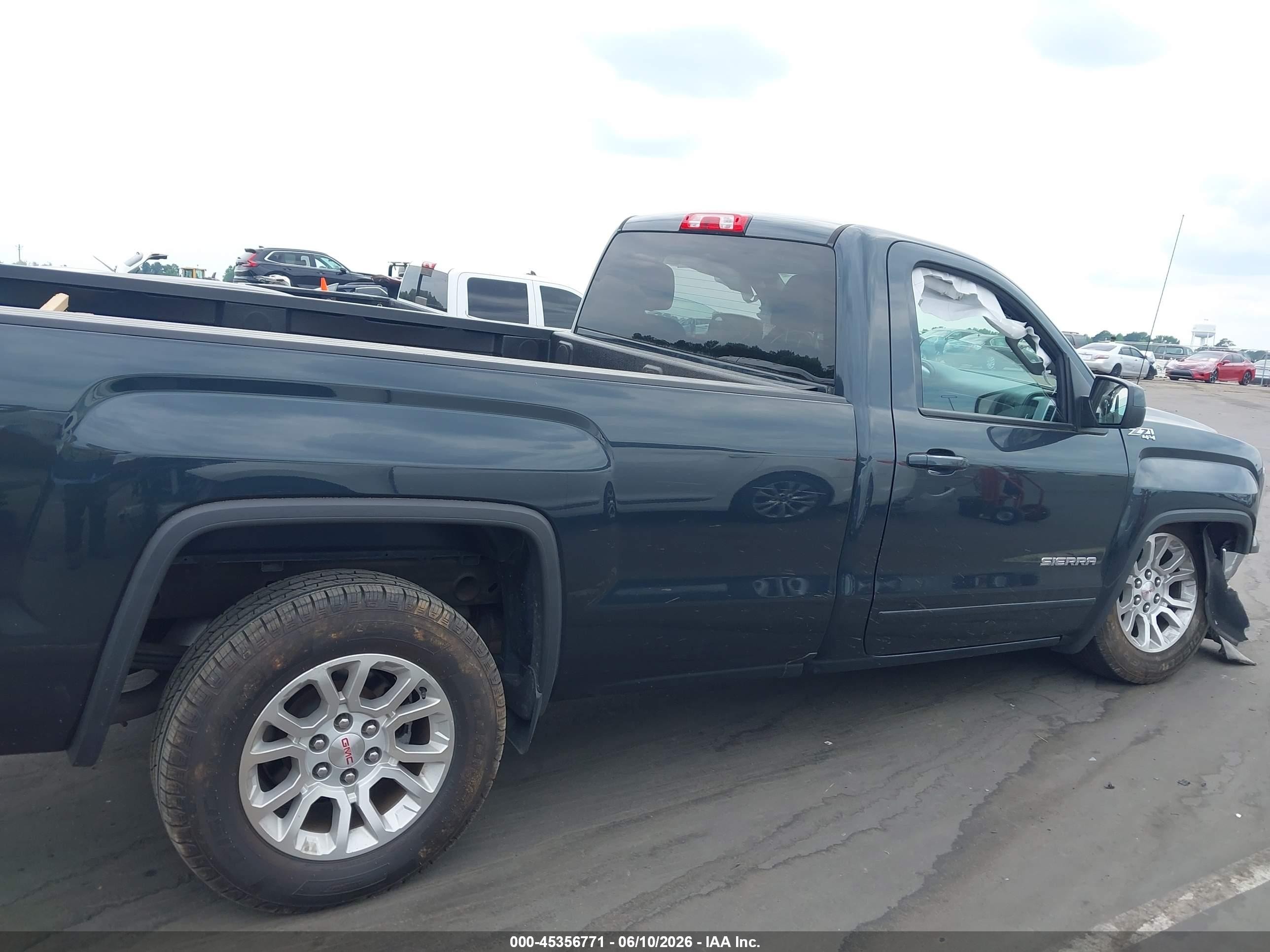 2018 Gmc Sierra 1500 Sle Green vin: 1GTN2MEC0JZ317994
