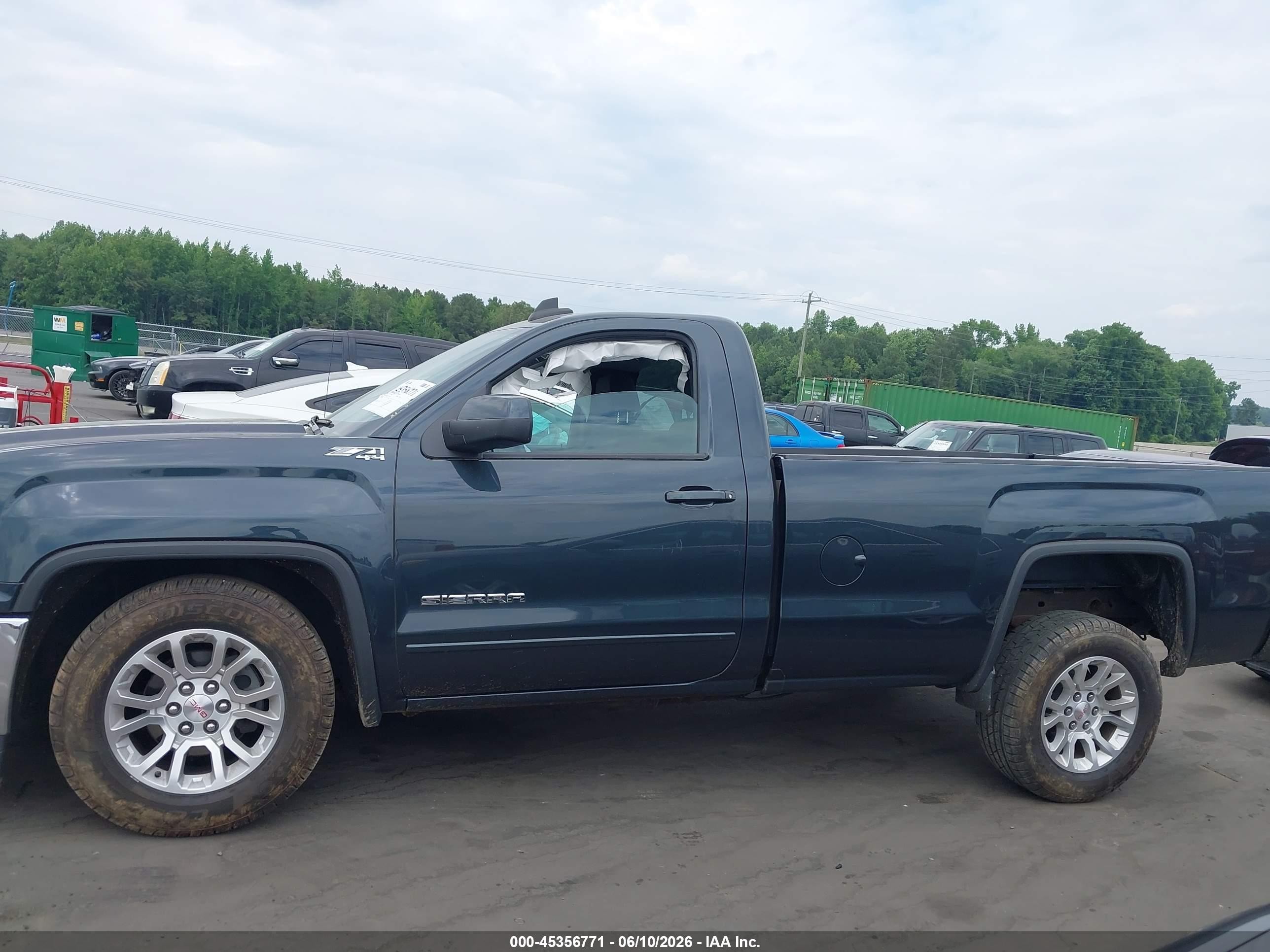 2018 Gmc Sierra 1500 Sle Green vin: 1GTN2MEC0JZ317994