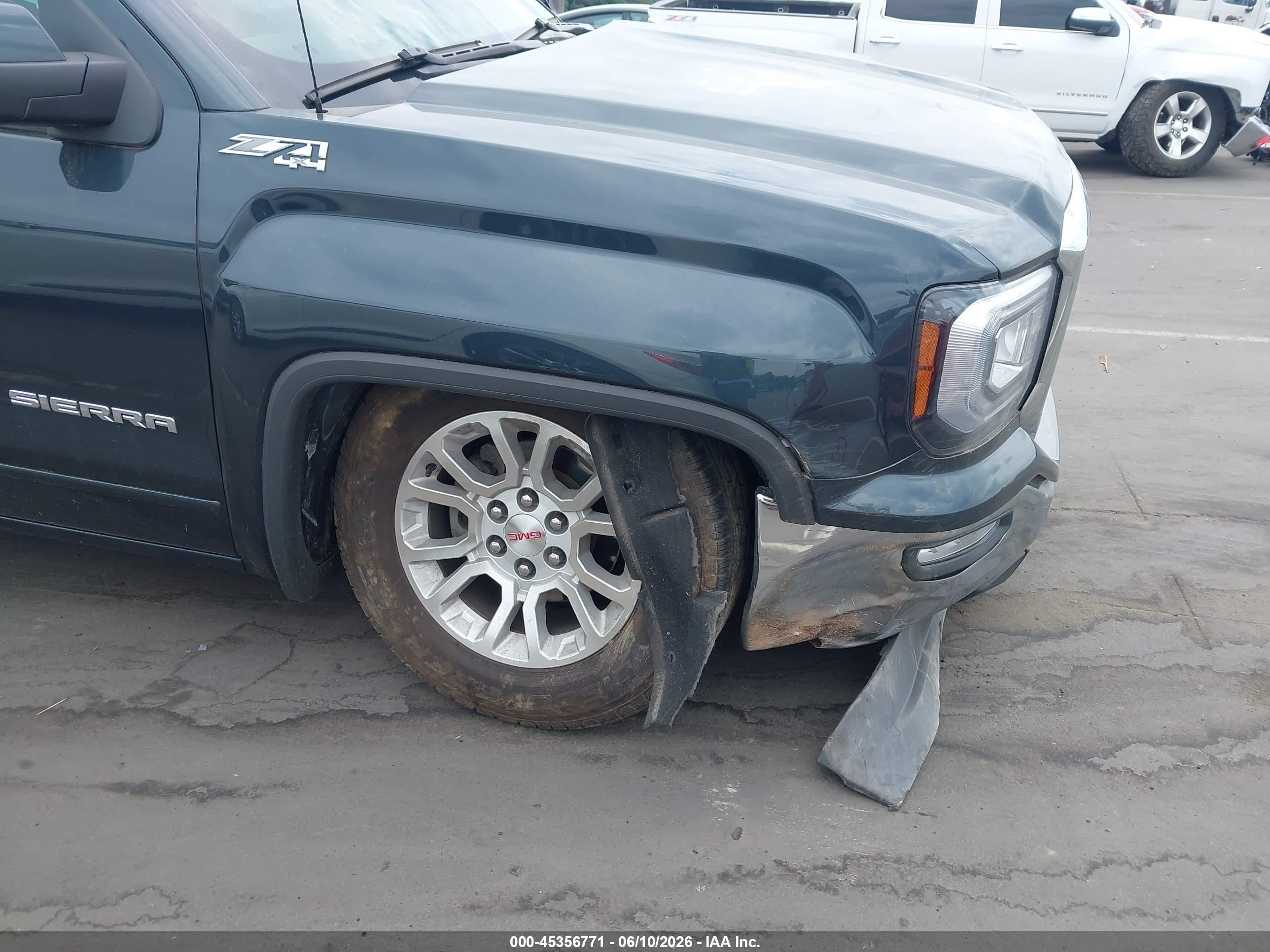 2018 Gmc Sierra 1500 Sle Green vin: 1GTN2MEC0JZ317994