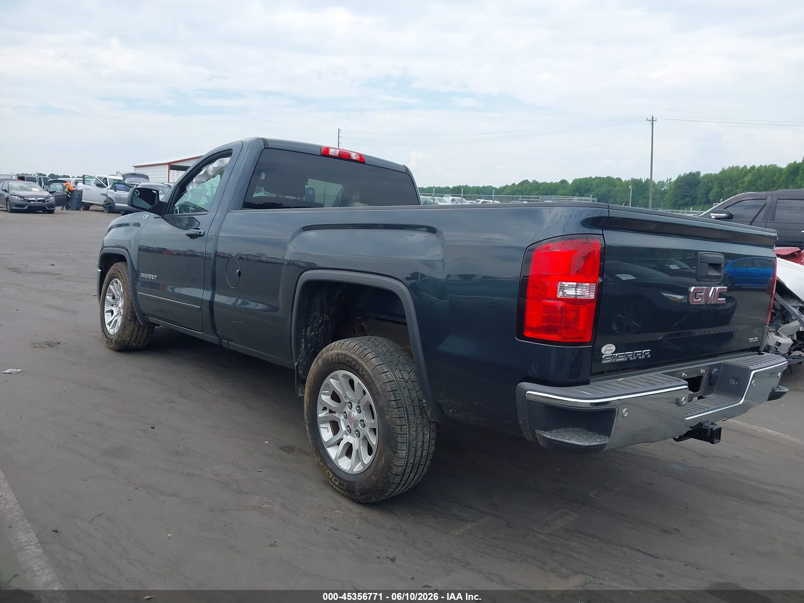 2018 Gmc Sierra 1500 Sle Green vin: 1GTN2MEC0JZ317994