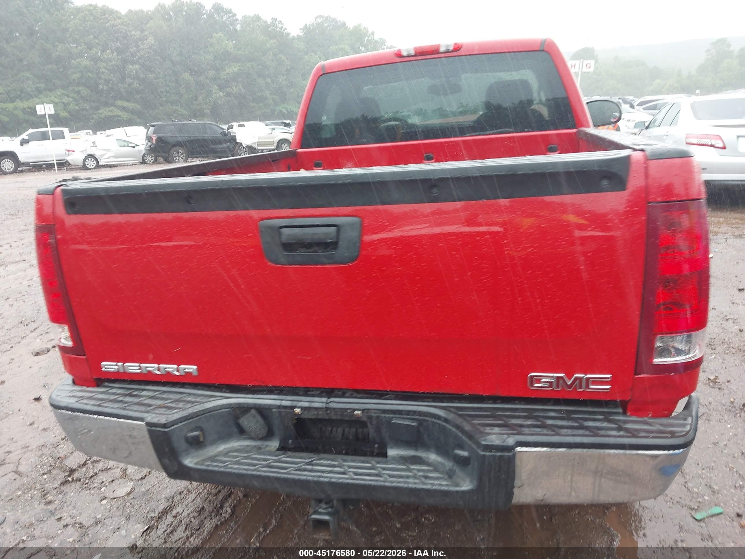 2013 Gmc Sierra 1500 Work Truck Red vin: 1GTN2TE00DZ384499