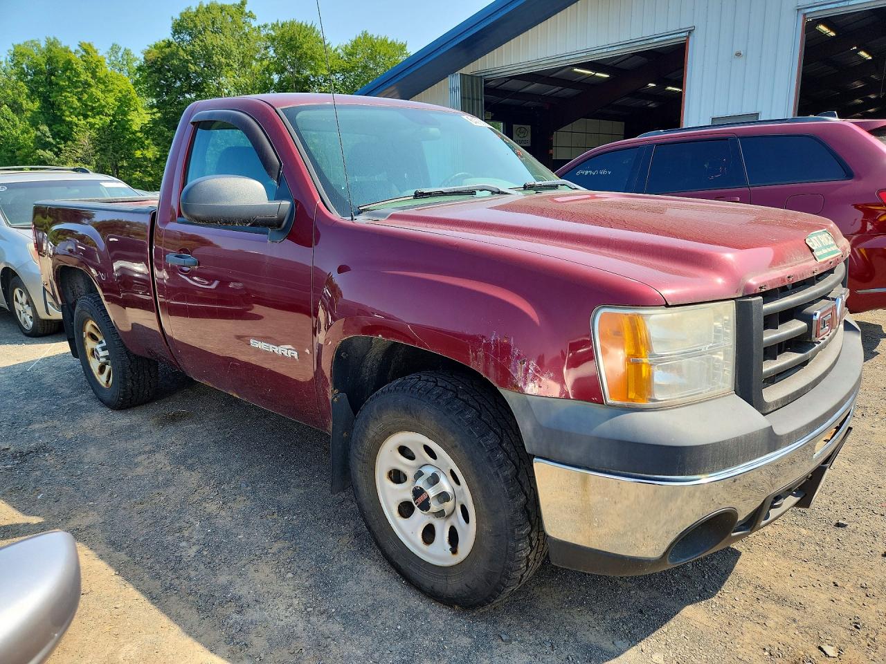 2013 Gmc Sierra K1500 Burgundy vin: 1GTN2TE02DZ162627