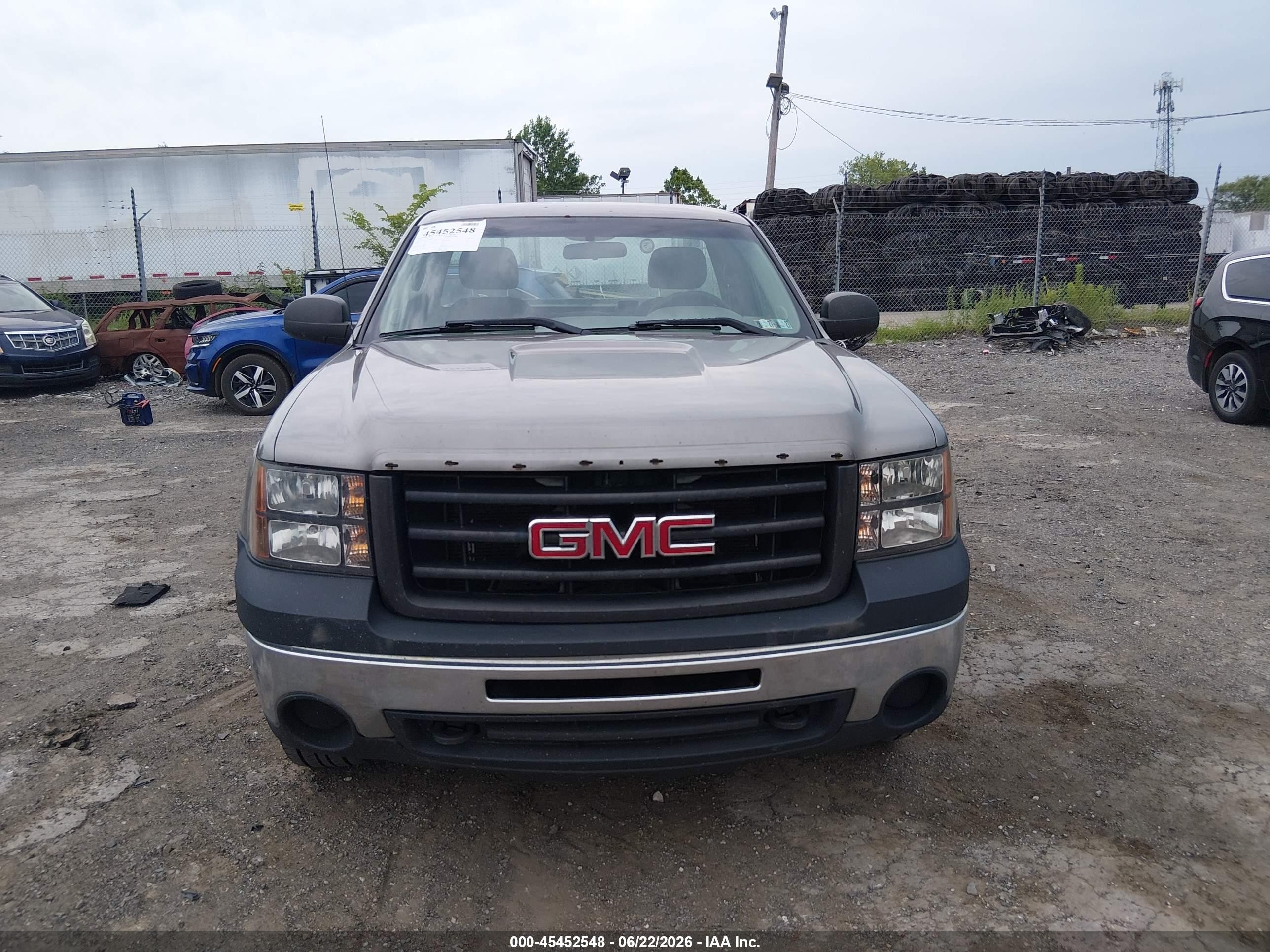 2013 Gmc Sierra 1500 Work Truck Gray vin: 1GTN2TE08DZ221602