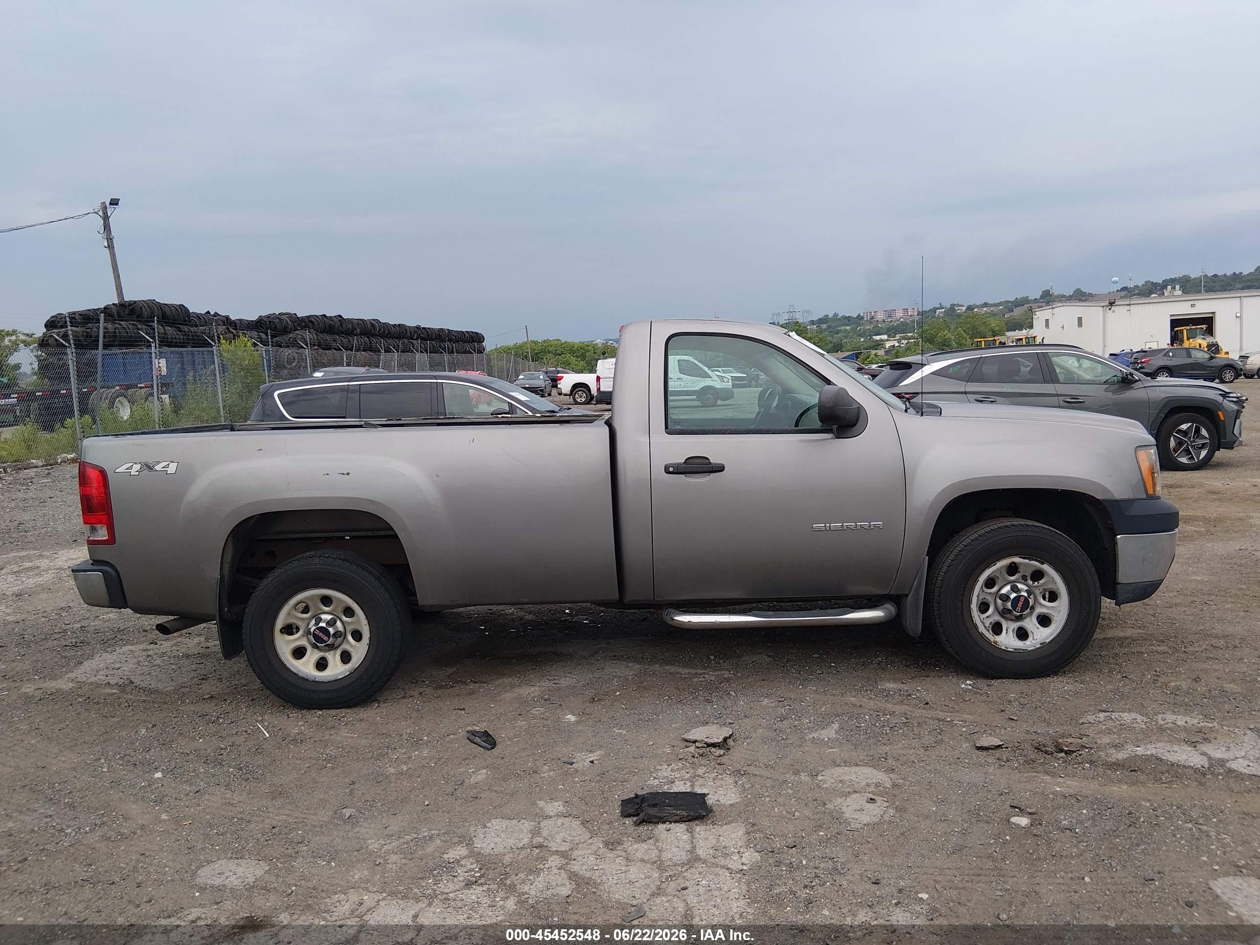 2013 Gmc Sierra 1500 Work Truck Gray vin: 1GTN2TE08DZ221602