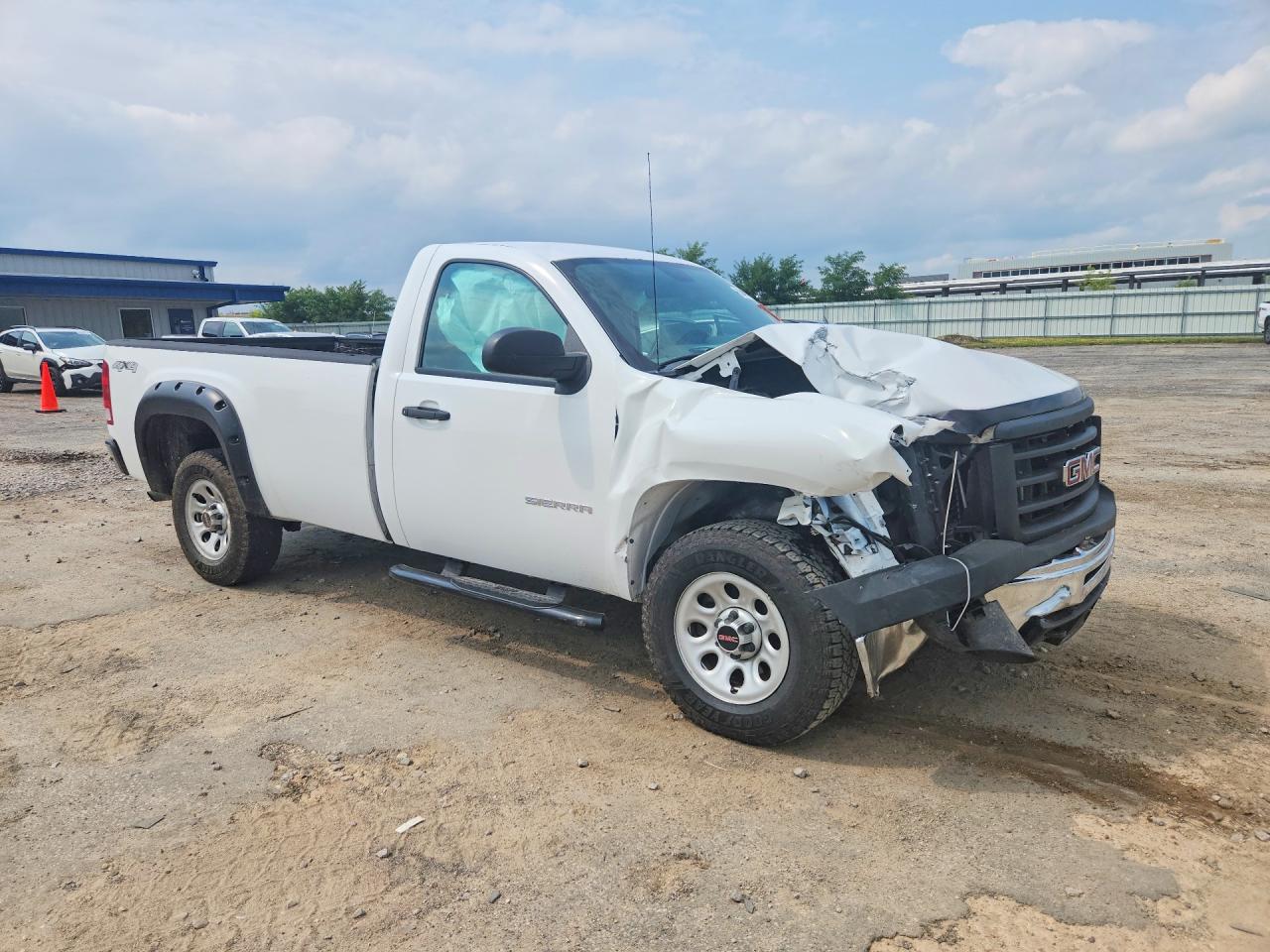 2012 Gmc Sierra K1500 White vin: 1GTN2TE09CZ218559