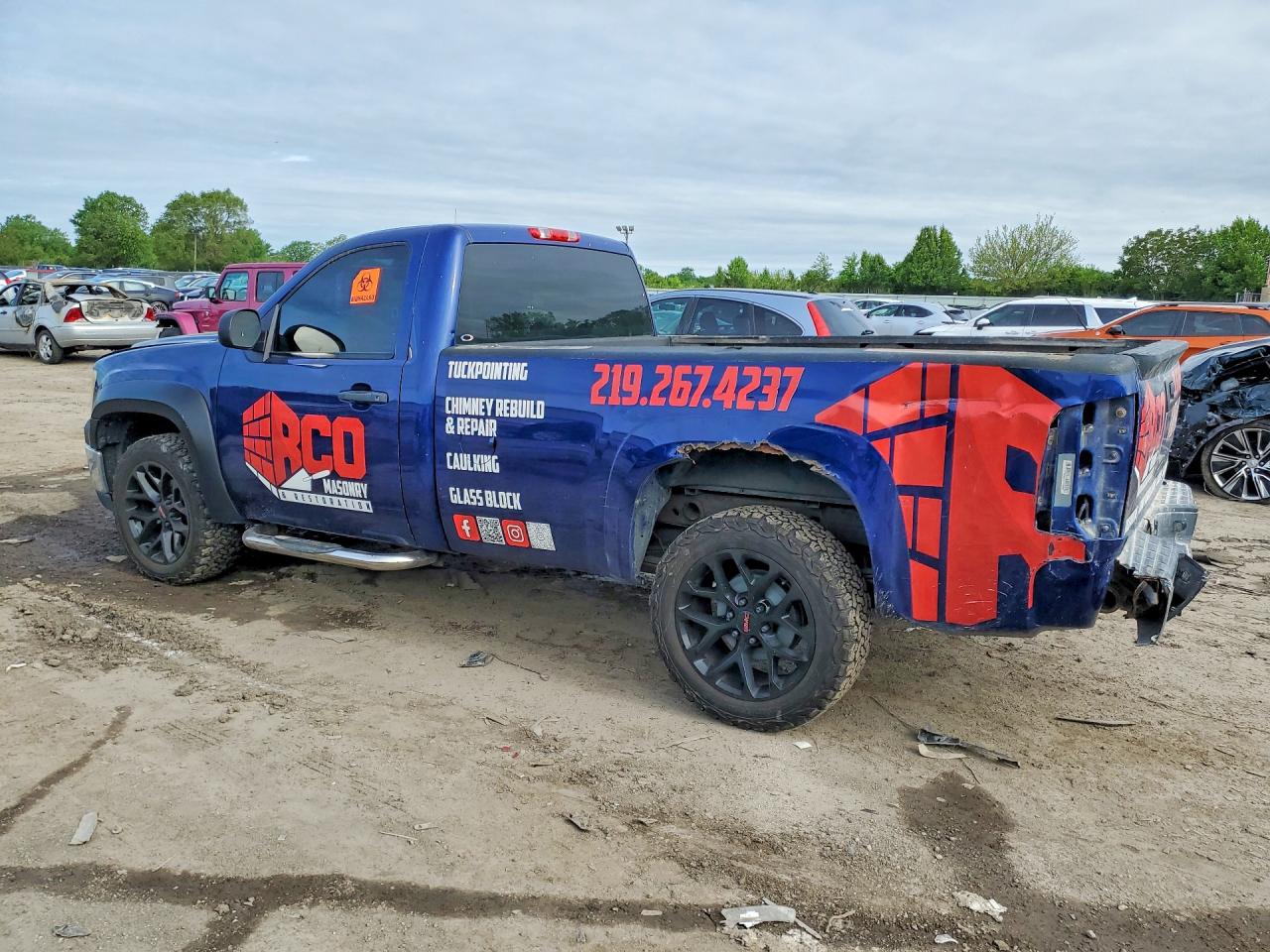 2013 Gmc Sierra K1500 Blue vin: 1GTN2TEA0DZ119574