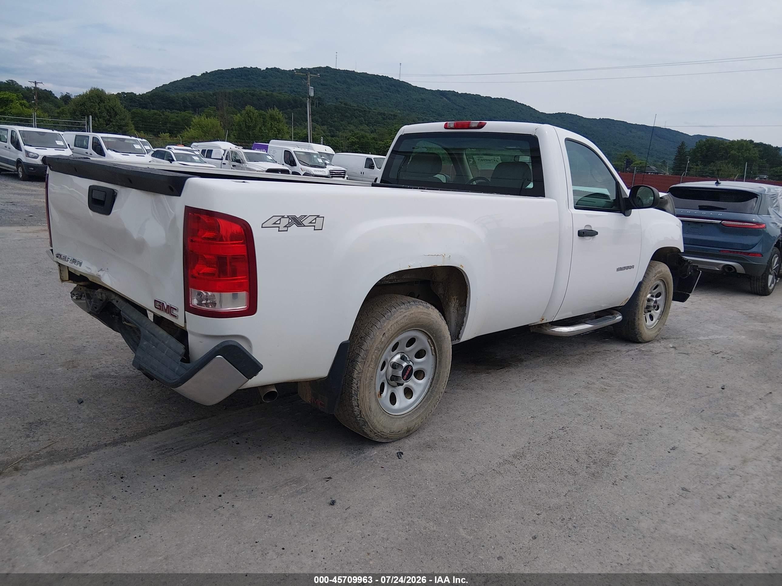 2013 Gmc Sierra 1500 Work Truck Белый vin: 1GTN2TEA6DZ114718