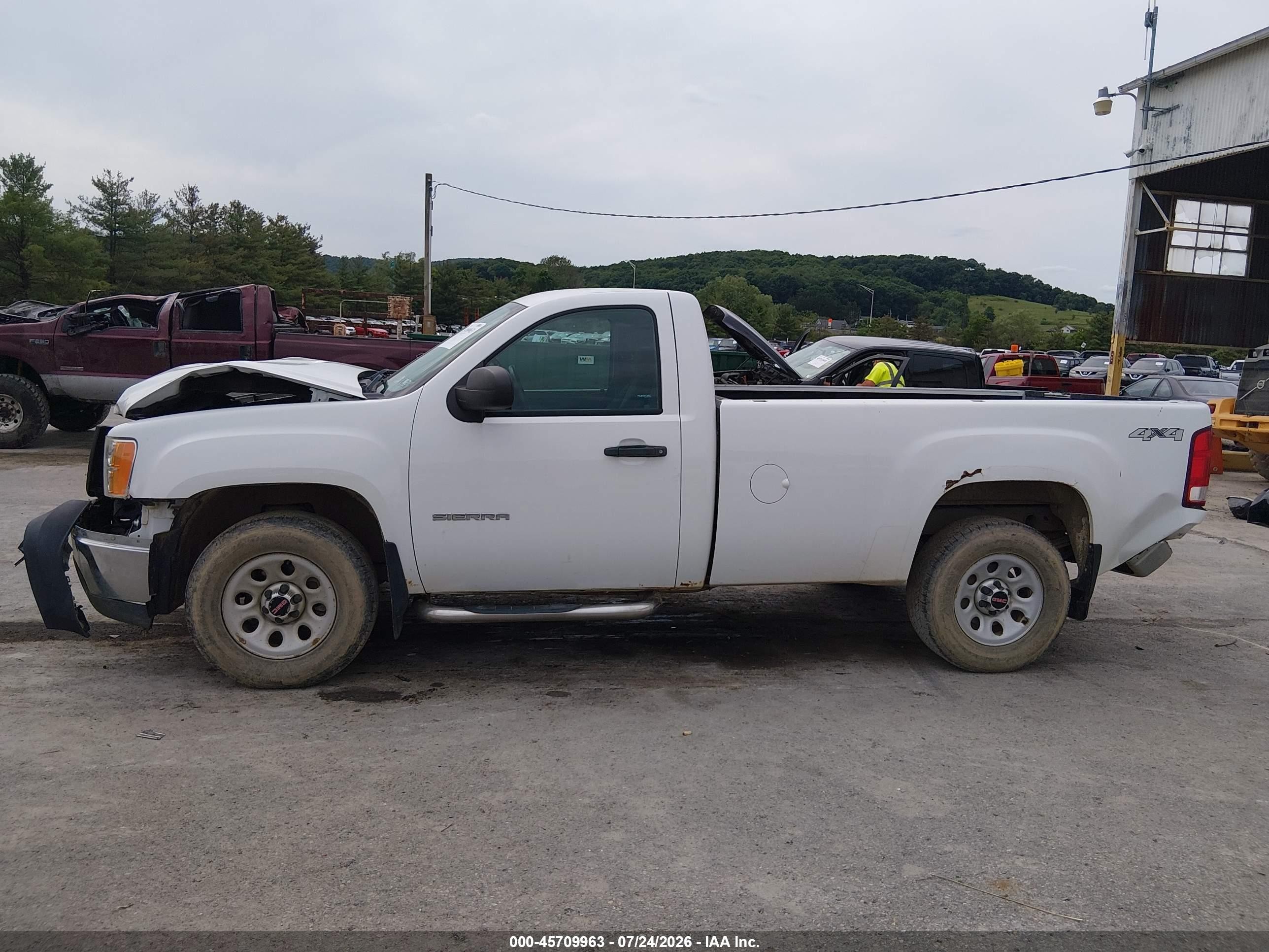 2013 Gmc Sierra 1500 Work Truck Белый vin: 1GTN2TEA6DZ114718