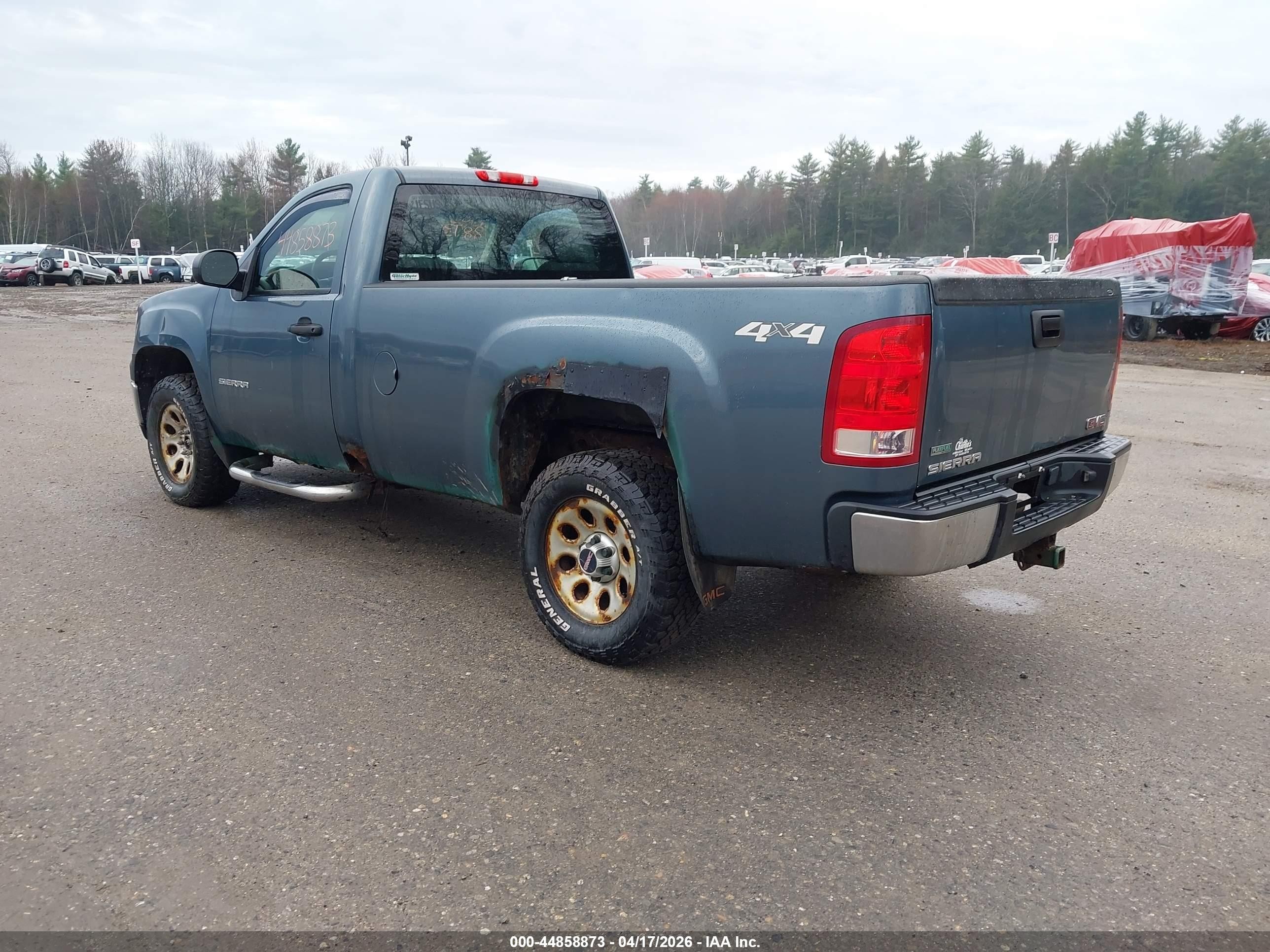 2011 Gmc Sierra 1500 Work Truck Blue vin: 1GTN2TEA7BZ385459
