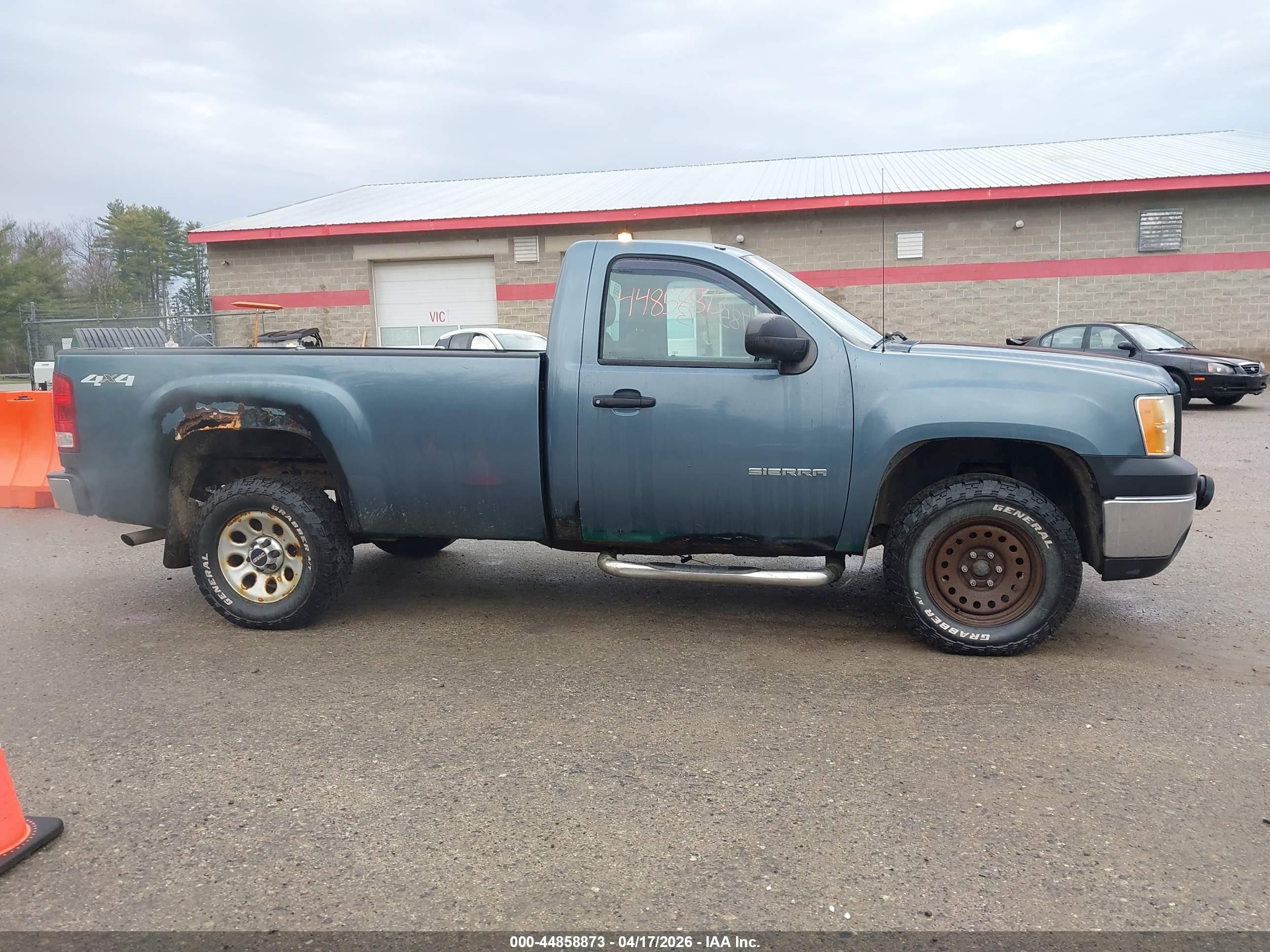 2011 Gmc Sierra 1500 Work Truck Blue vin: 1GTN2TEA7BZ385459
