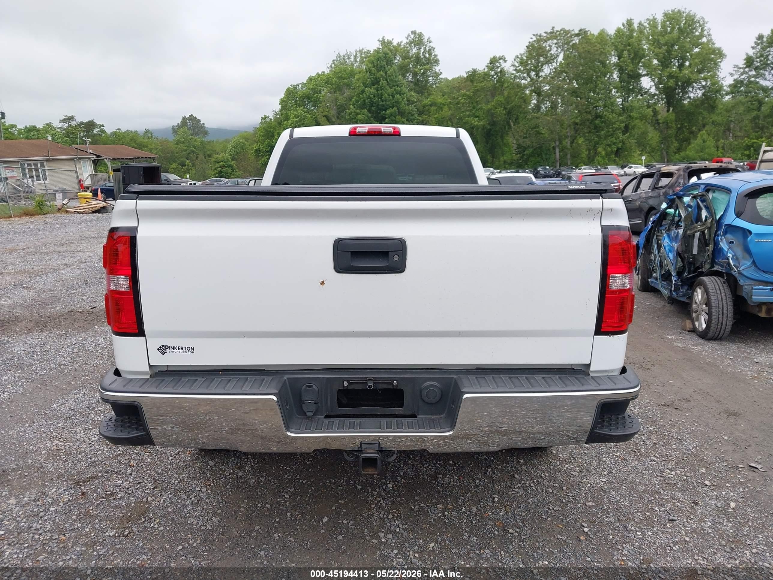 2015 Gmc Sierra 1500   White vin: 1GTN2TEH0FZ247801