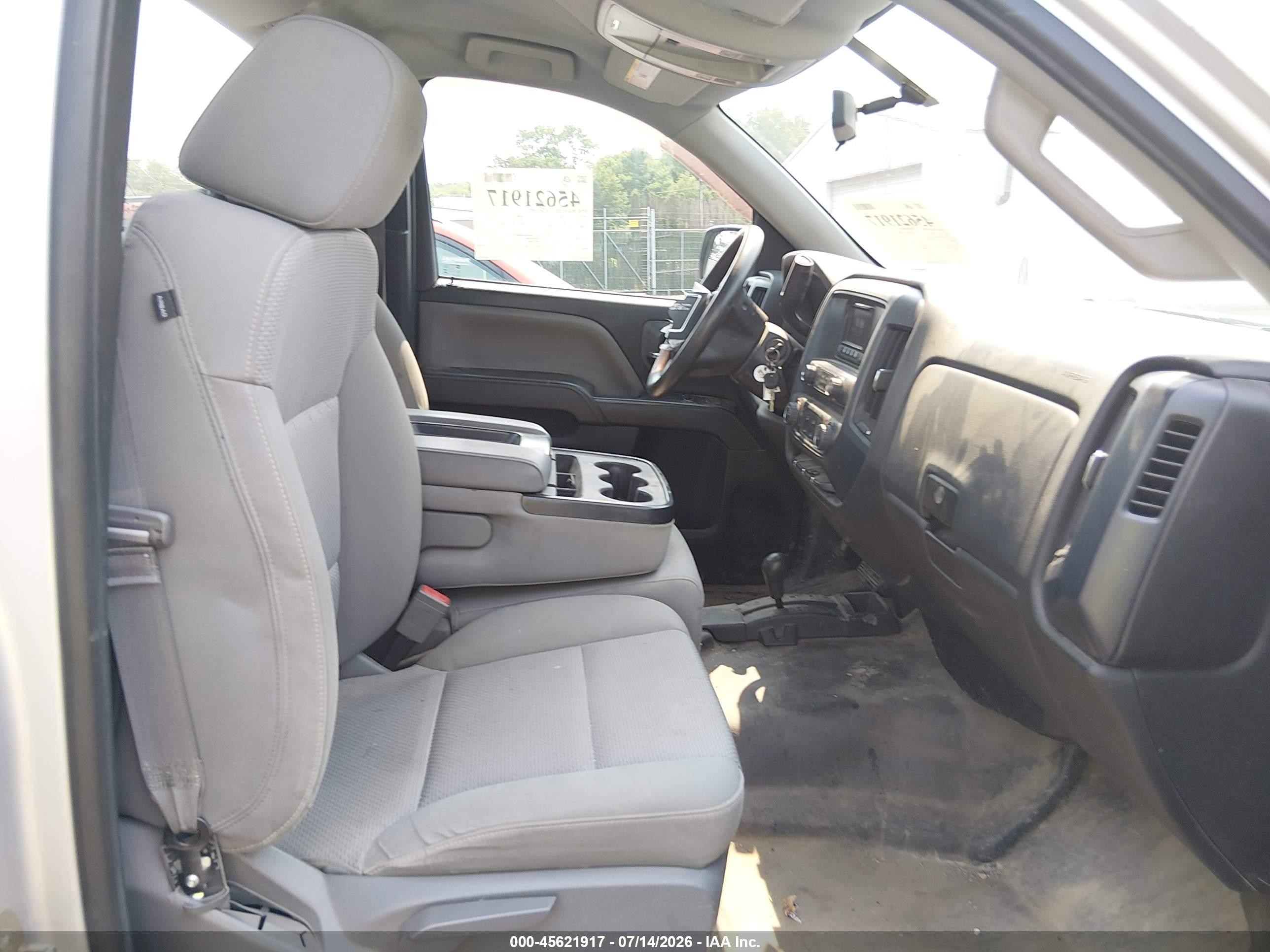 2015 Gmc Sierra 1500   Silver vin: 1GTN2TEH6FZ350673