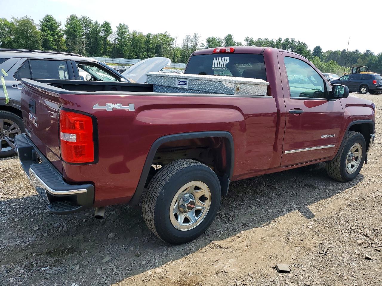 2015 Gmc Sierra K1500 Maroon vin: 1GTN2TEHXFZ249748