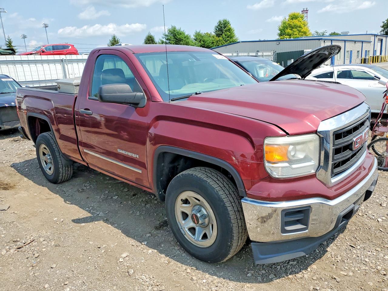 2015 Gmc Sierra K1500 Maroon vin: 1GTN2TEHXFZ249748