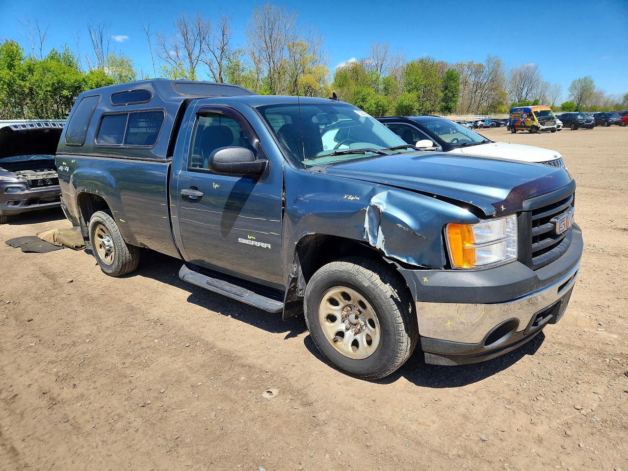 2013 Gmc Sierra K1500 Blue vin: 1GTN2TEX0DZ287753