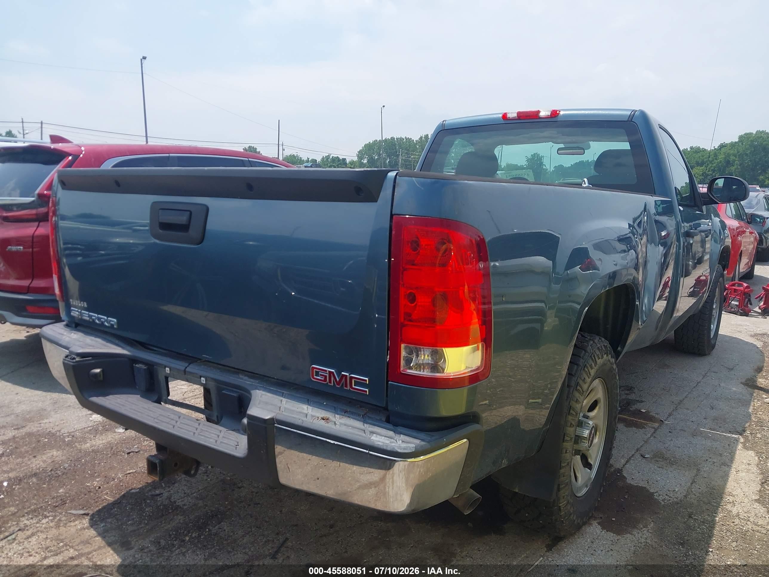 2011 Gmc Sierra 1500 Work Truck Синий vin: 1GTN2TEX3BZ353144