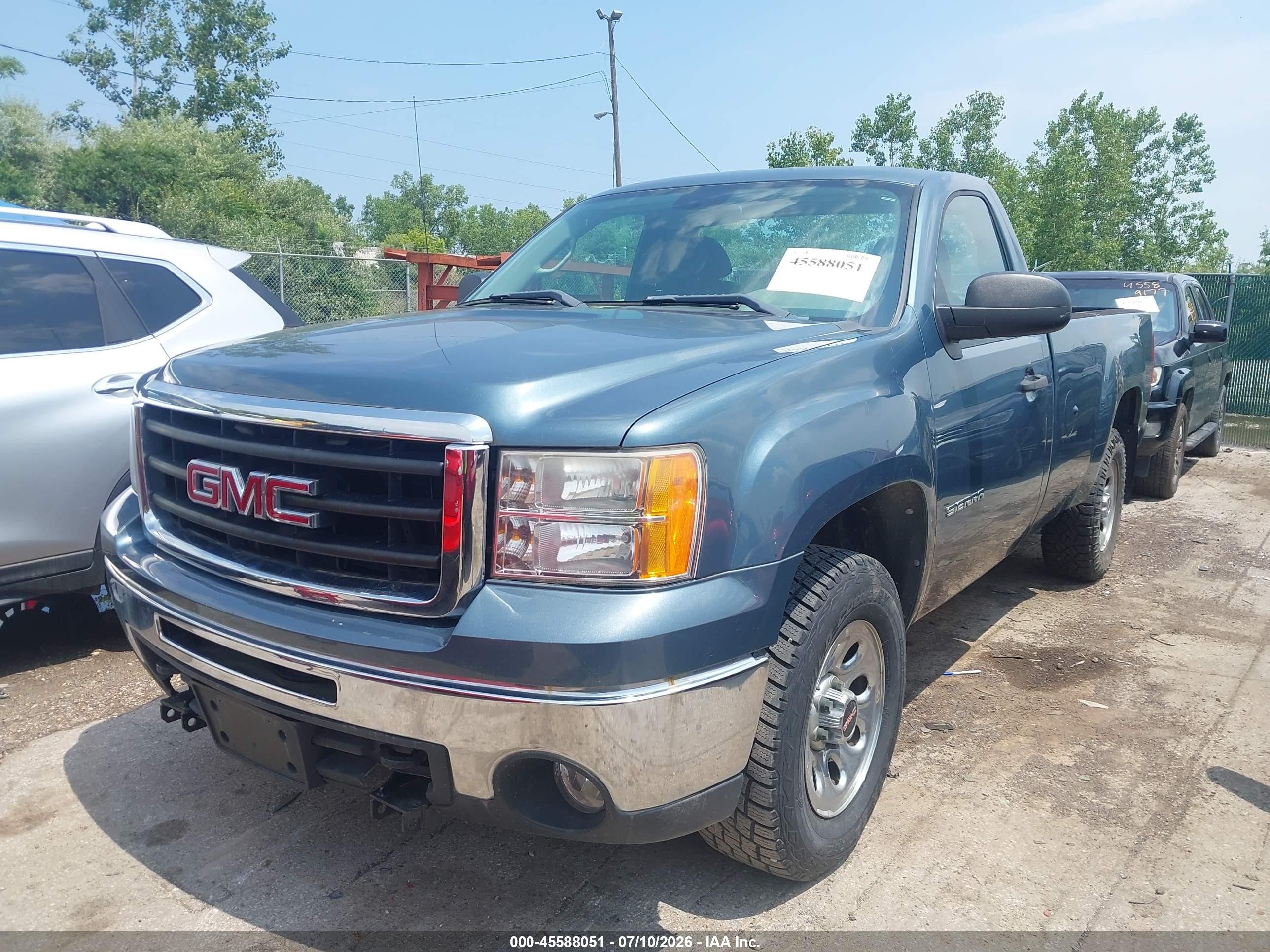 2011 Gmc Sierra 1500 Work Truck Синий vin: 1GTN2TEX3BZ353144
