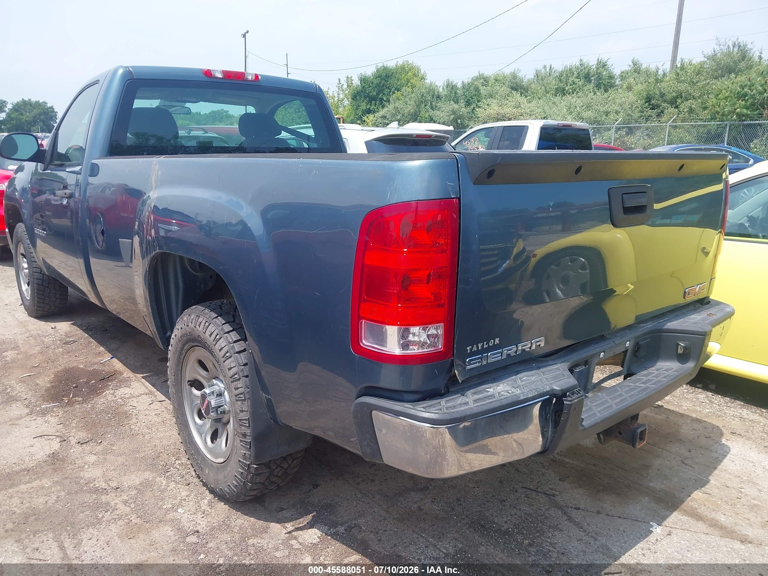 2011 Gmc Sierra 1500 Work Truck Синий vin: 1GTN2TEX3BZ353144