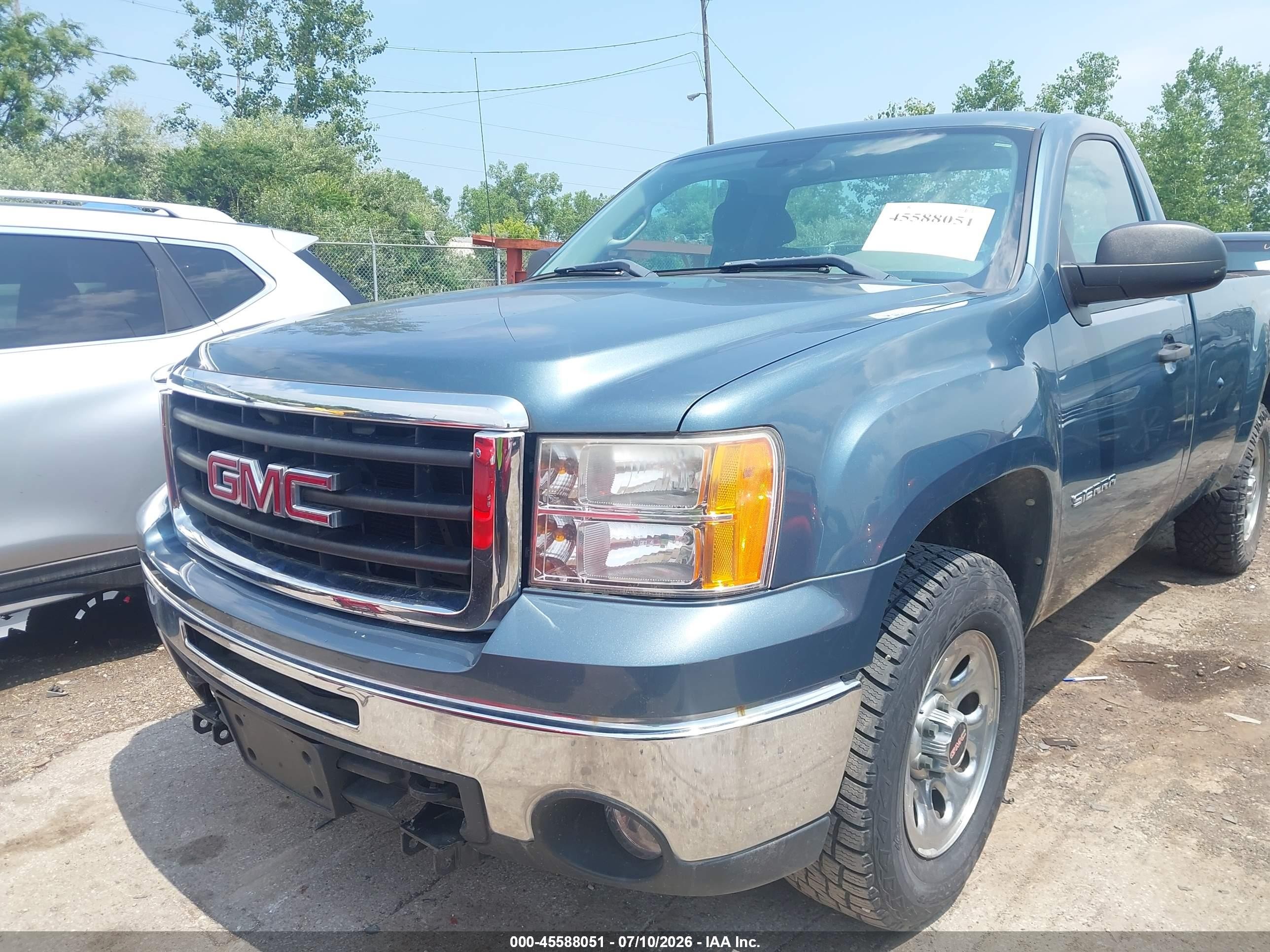 2011 Gmc Sierra 1500 Work Truck Синий vin: 1GTN2TEX3BZ353144