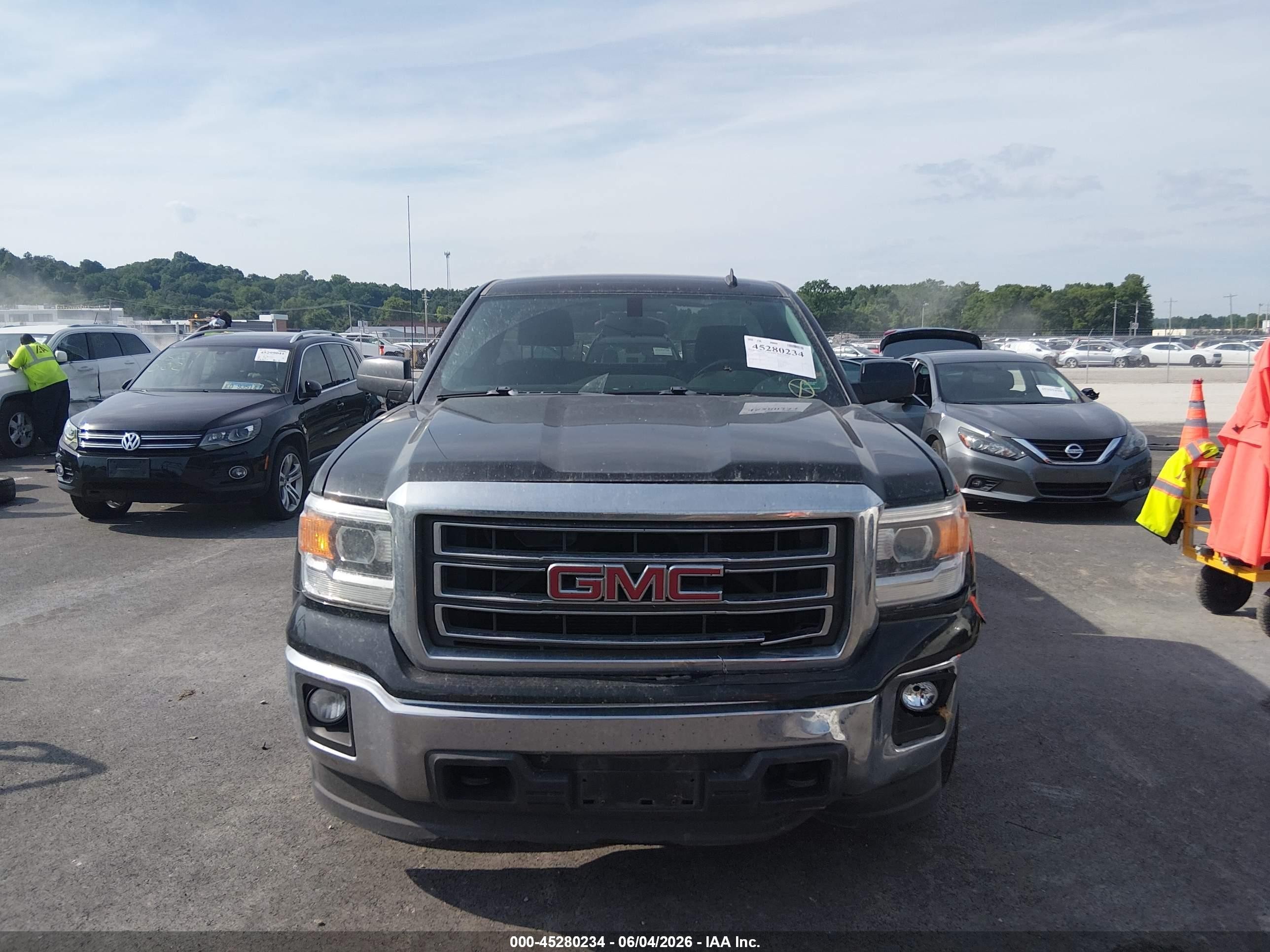 2014 Gmc Sierra 1500 Sle Black vin: 1GTN2UEC1EZ411923