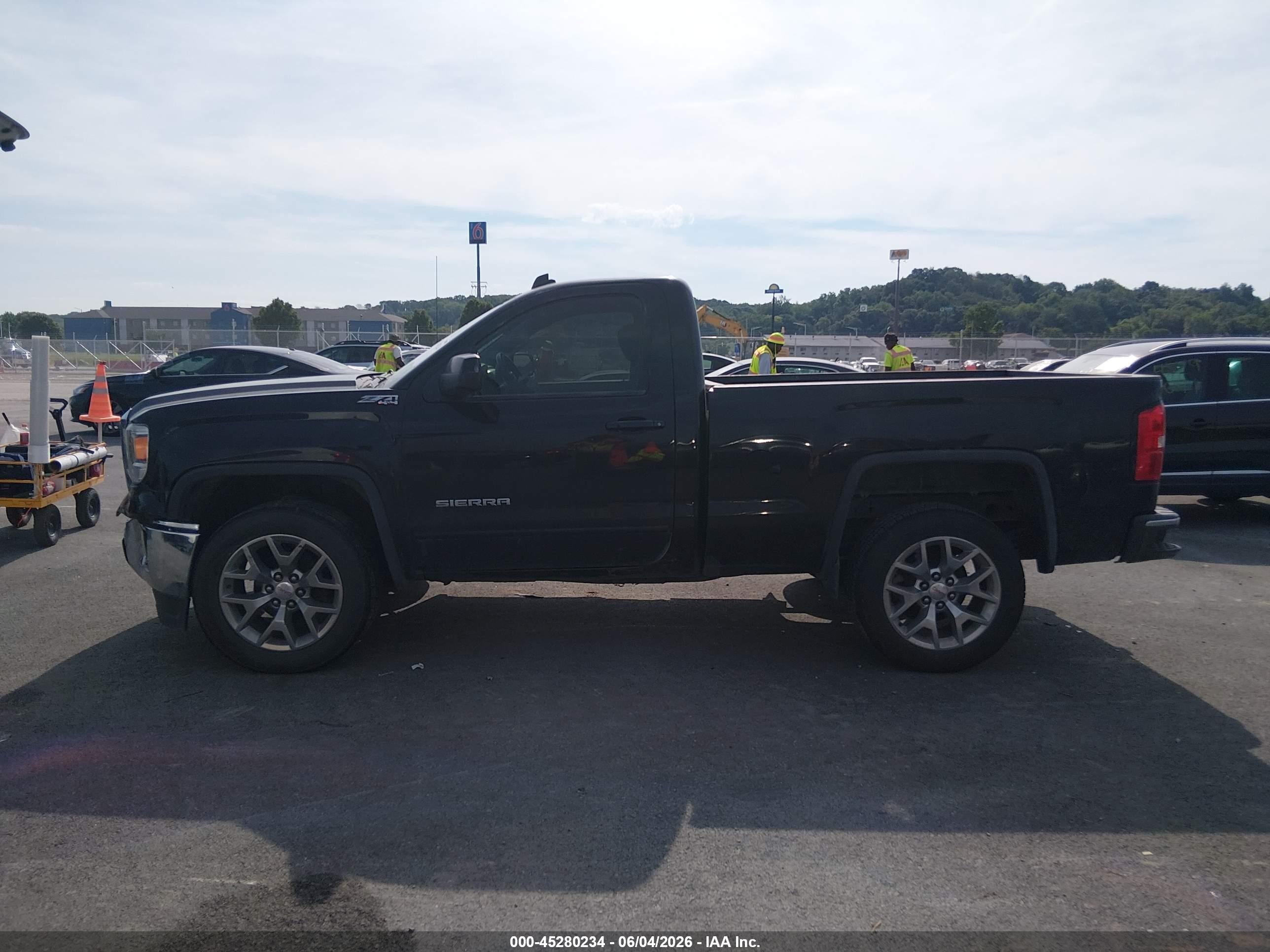 2014 Gmc Sierra 1500 Sle Black vin: 1GTN2UEC1EZ411923