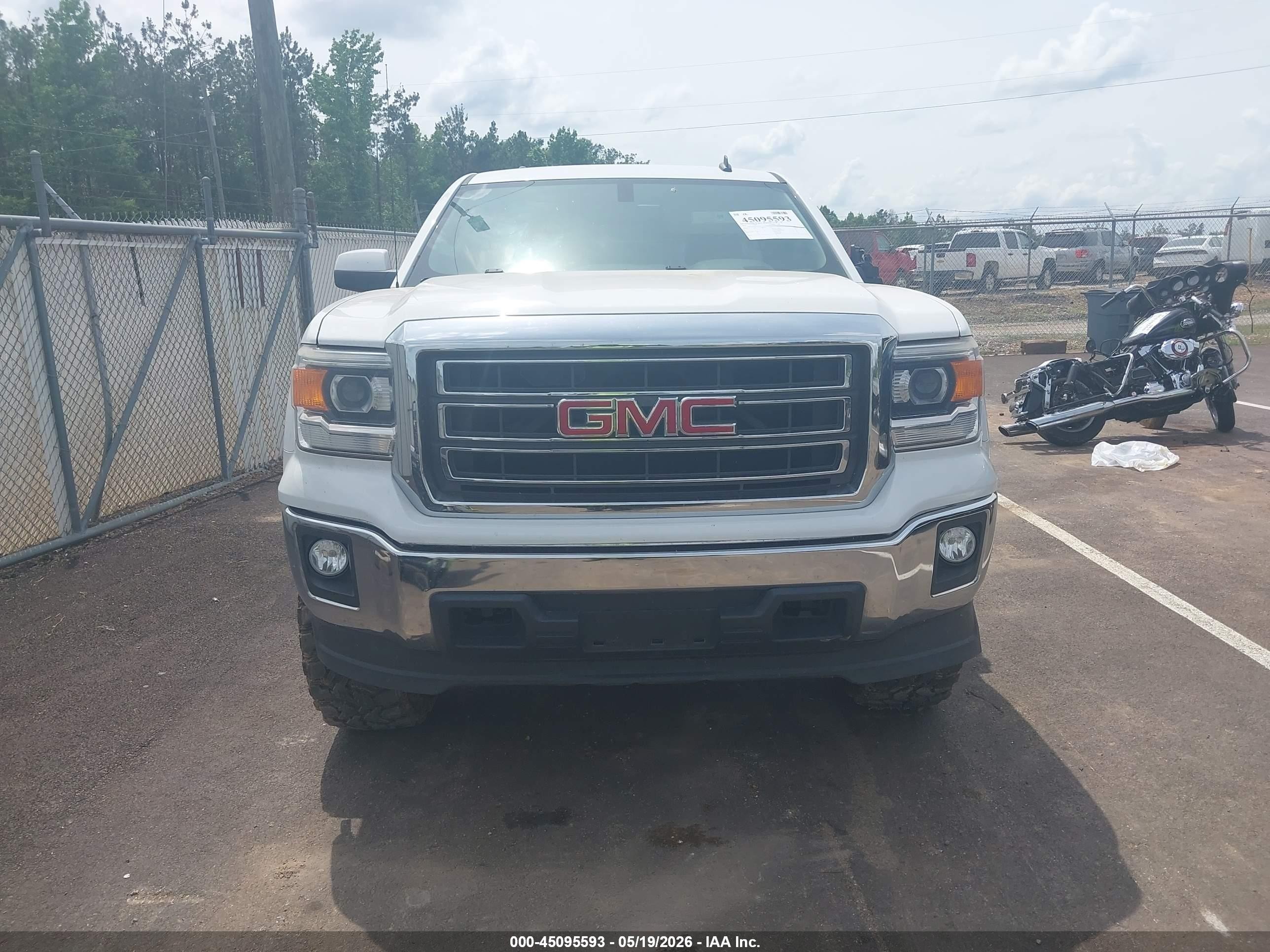 2014 Gmc Sierra 1500 Sle White vin: 1GTN2UEC6EZ122715