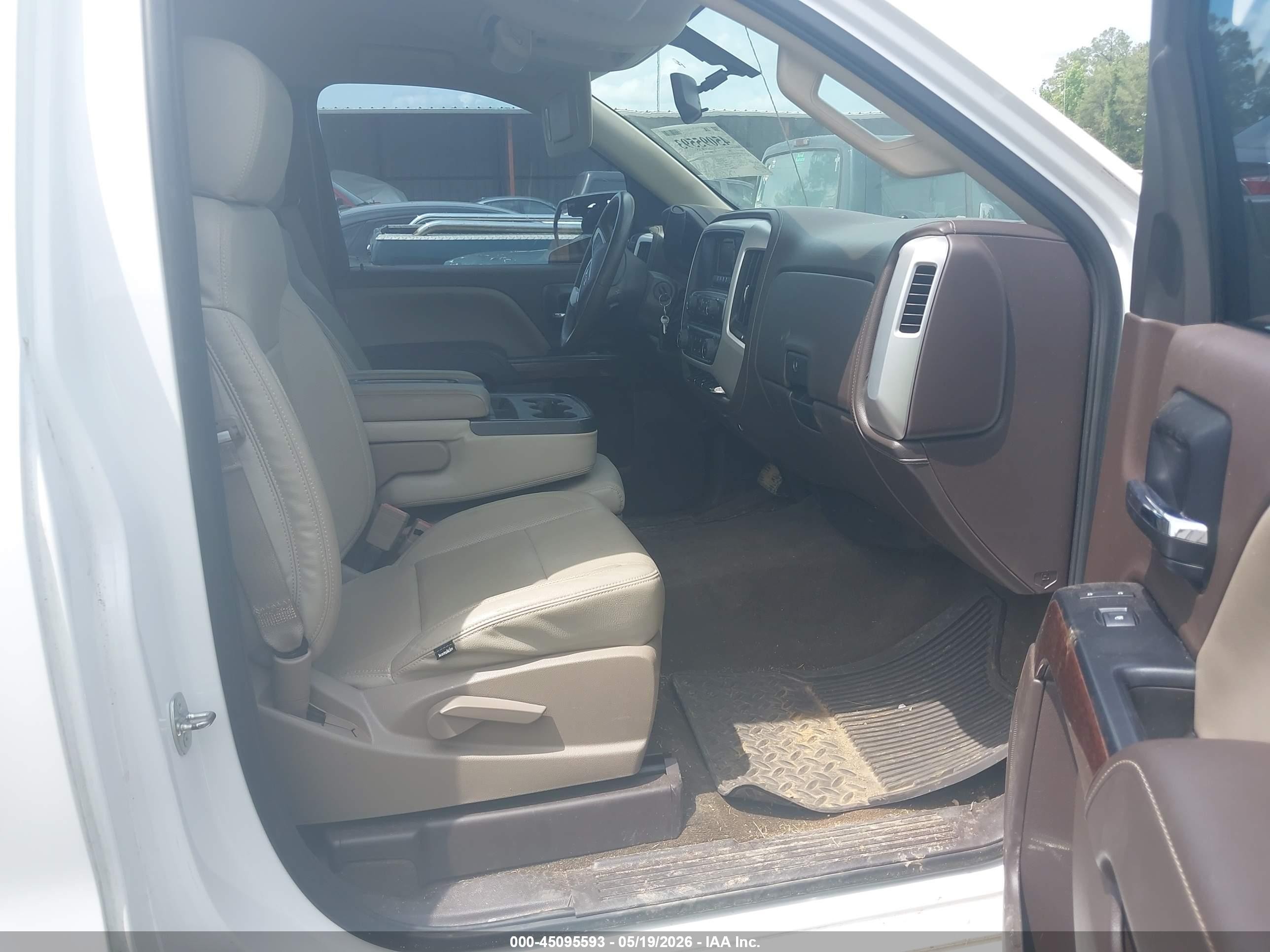 2014 Gmc Sierra 1500 Sle White vin: 1GTN2UEC6EZ122715
