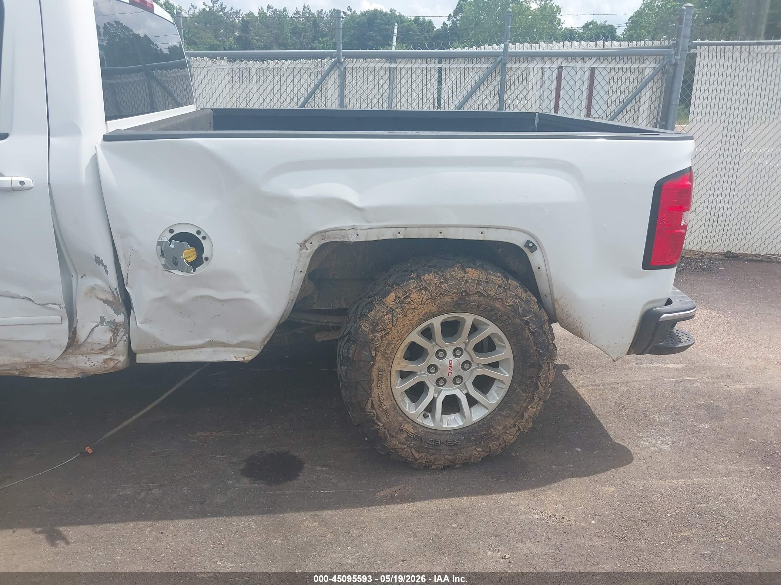 2014 Gmc Sierra 1500 Sle White vin: 1GTN2UEC6EZ122715