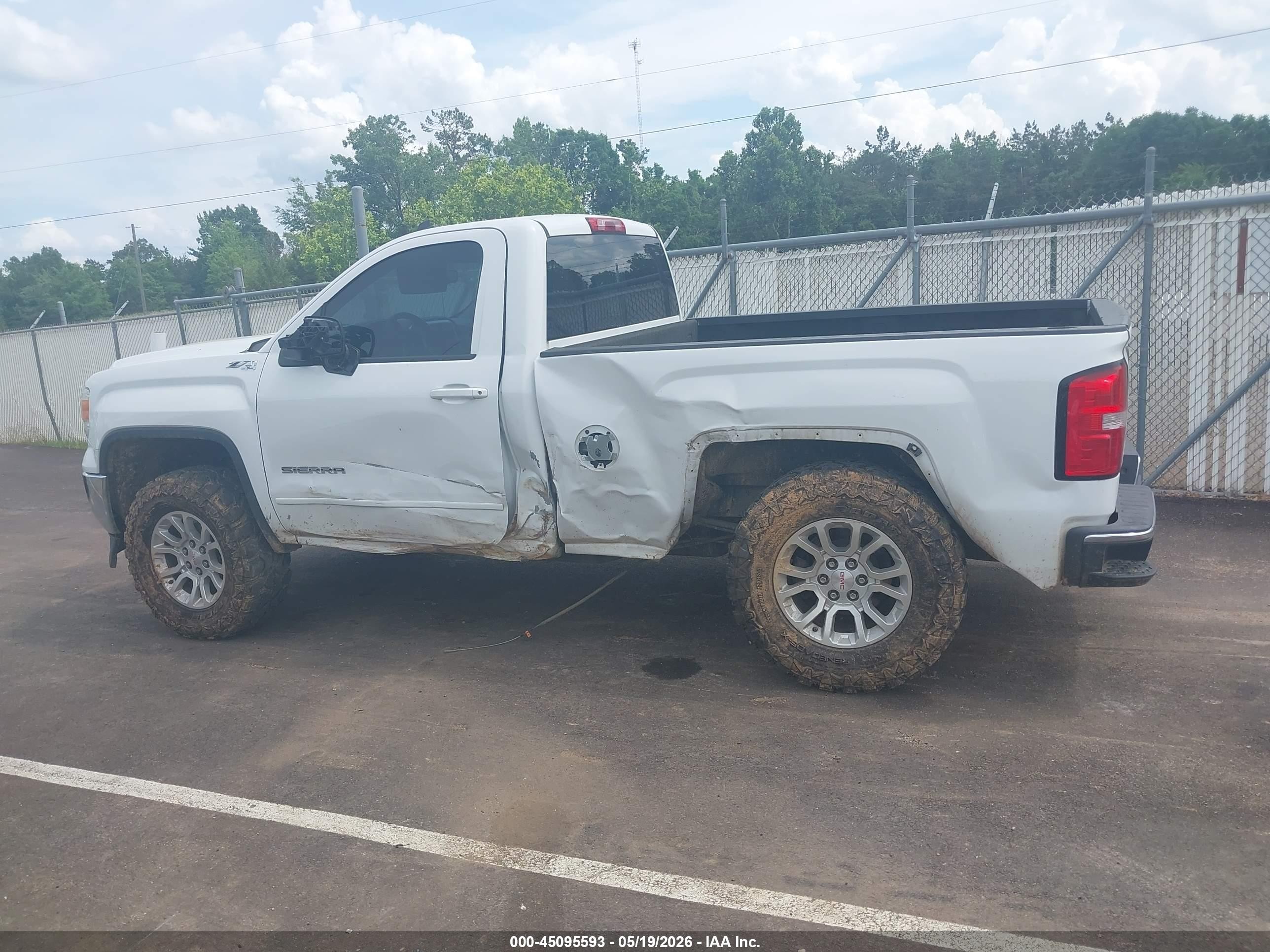 2014 Gmc Sierra 1500 Sle White vin: 1GTN2UEC6EZ122715