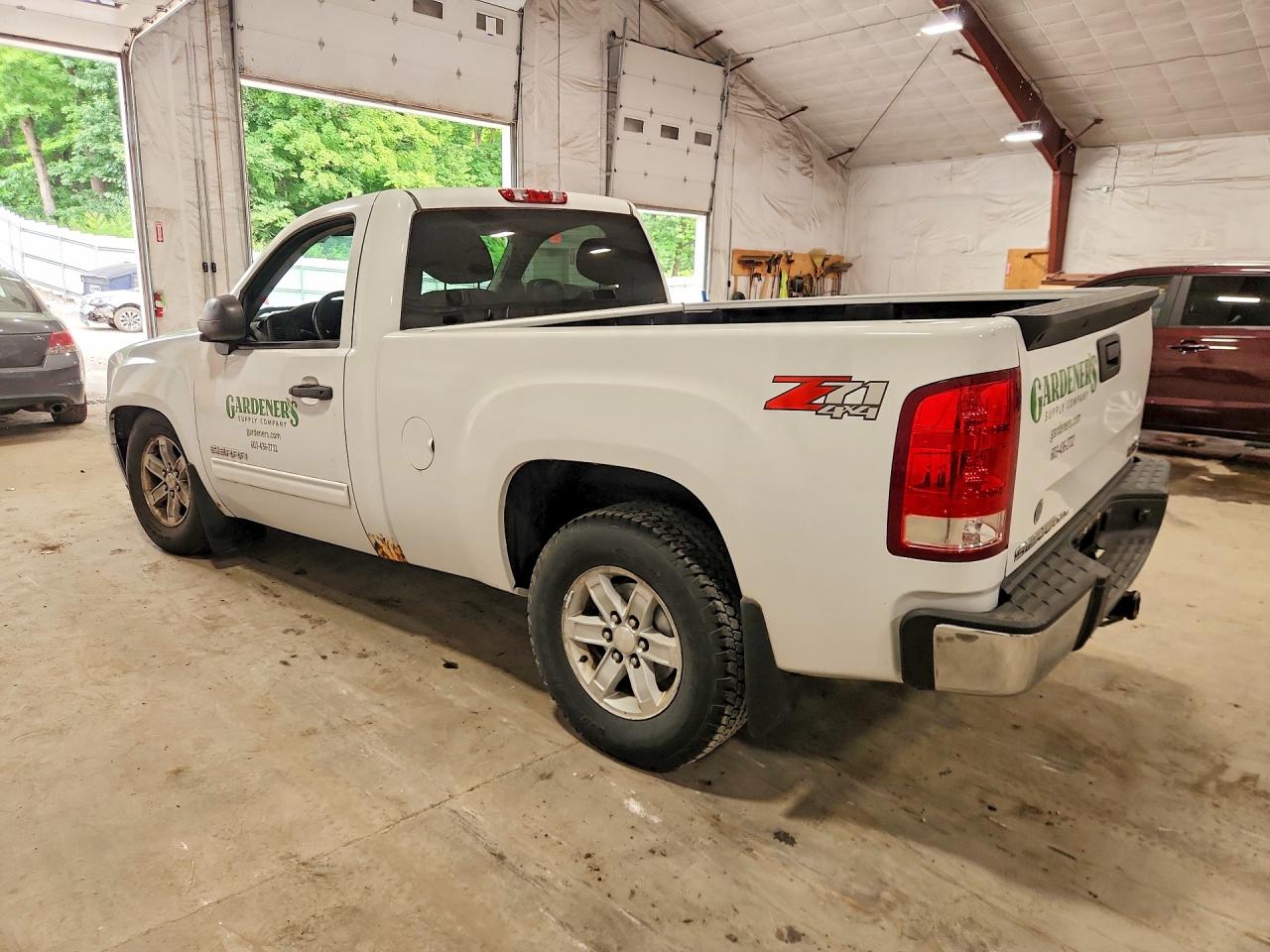 2012 Gmc Sierra K1500 Sle Белый vin: 1GTN2VE07CZ343197