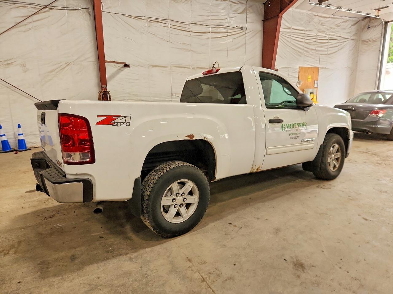 2012 Gmc Sierra K1500 Sle Белый vin: 1GTN2VE07CZ343197