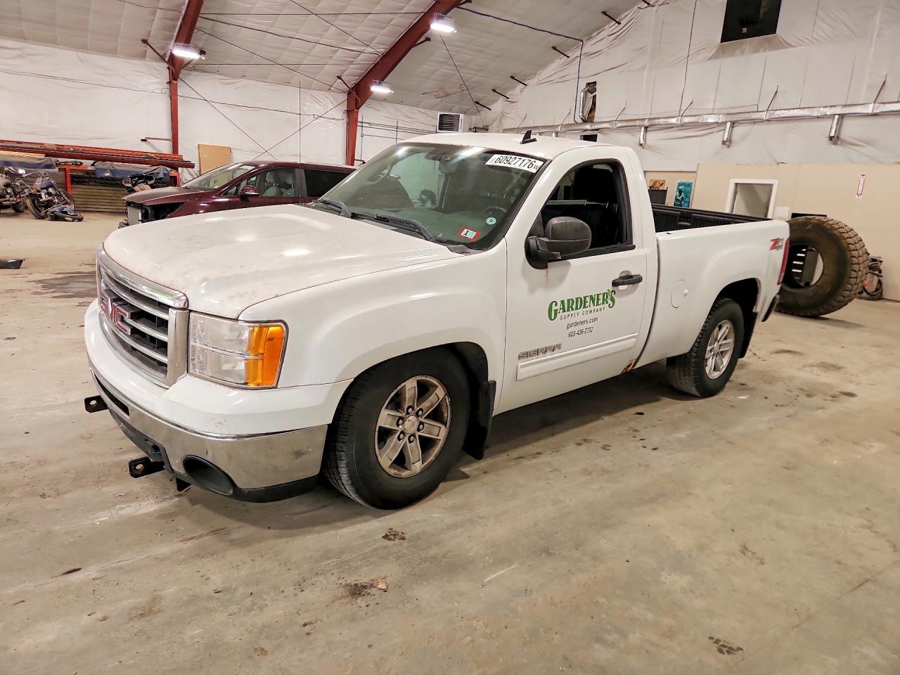 2012 Gmc Sierra K1500 Sle Белый vin: 1GTN2VE07CZ343197