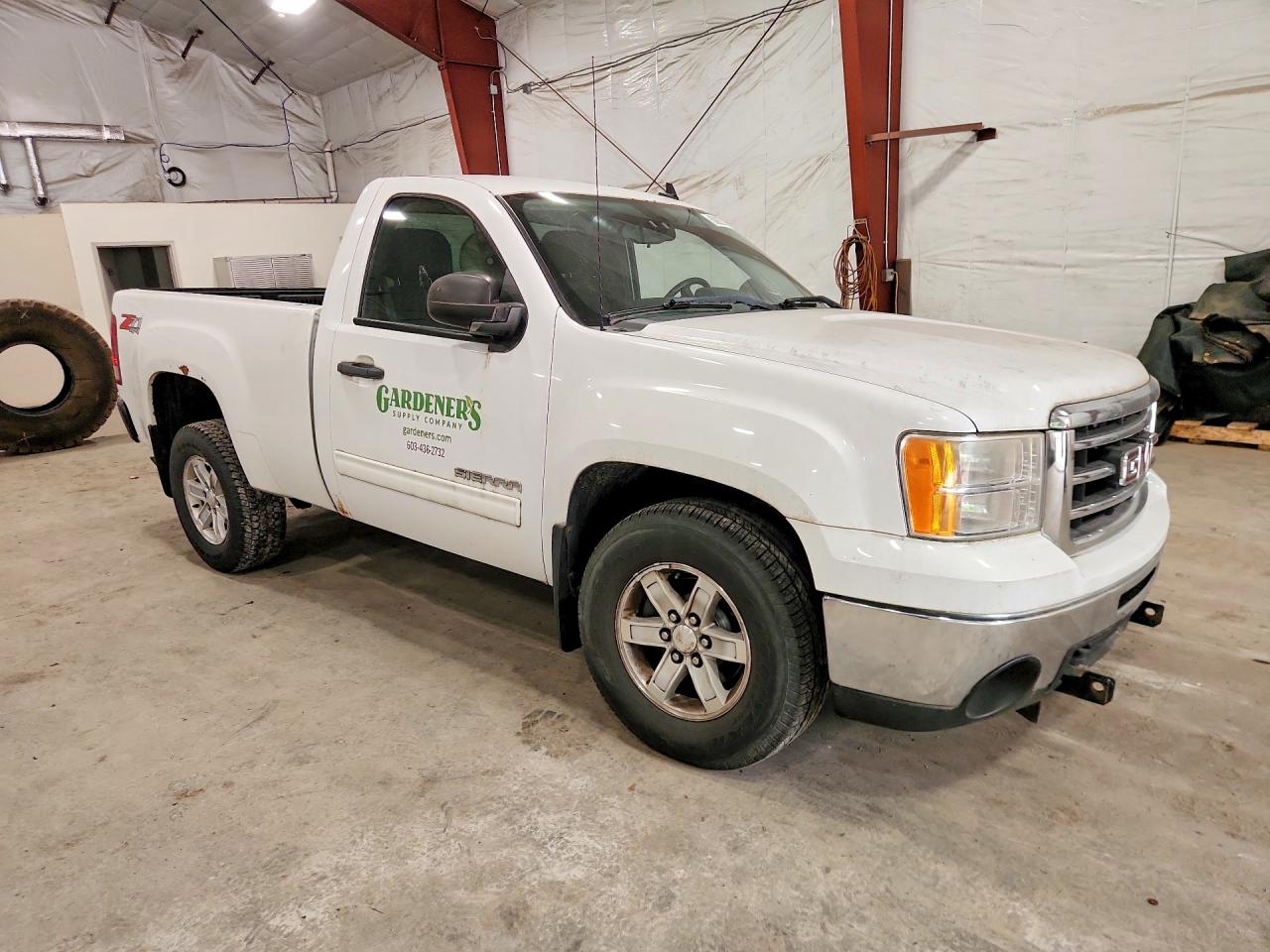 2012 Gmc Sierra K1500 Sle Белый vin: 1GTN2VE07CZ343197