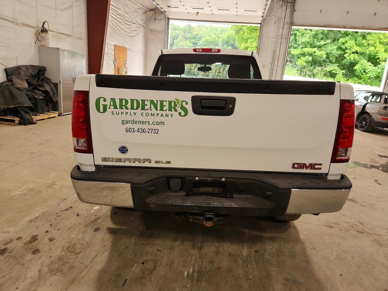 2012 Gmc Sierra K1500 Sle Белый vin: 1GTN2VE07CZ343197