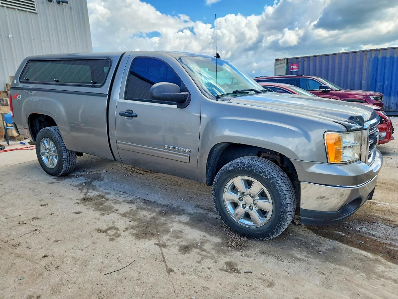 2013 Gmc Sierra K1500 Sle Gray vin: 1GTN2VE08DZ118952