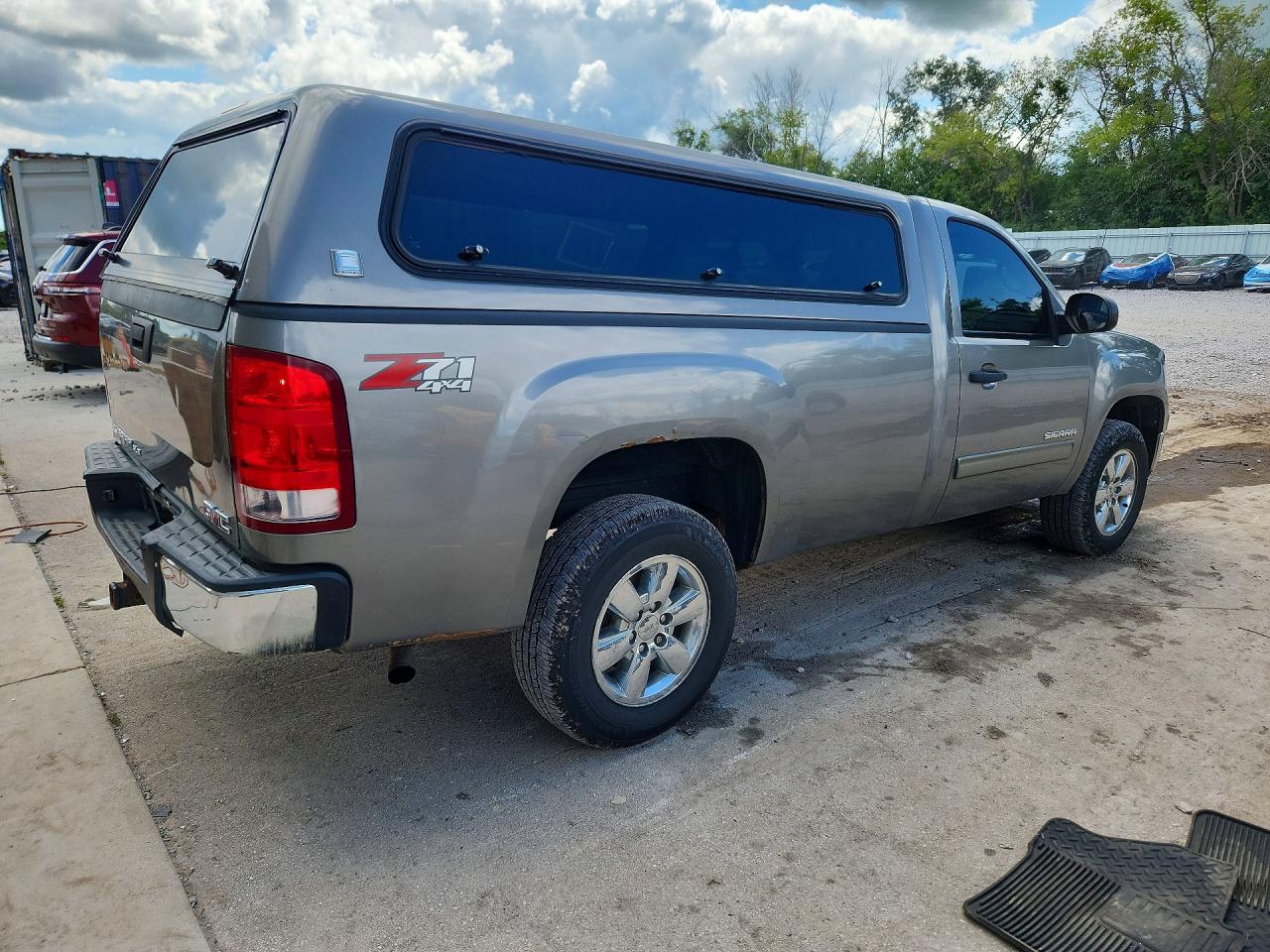 2013 Gmc Sierra K1500 Sle Gray vin: 1GTN2VE08DZ118952