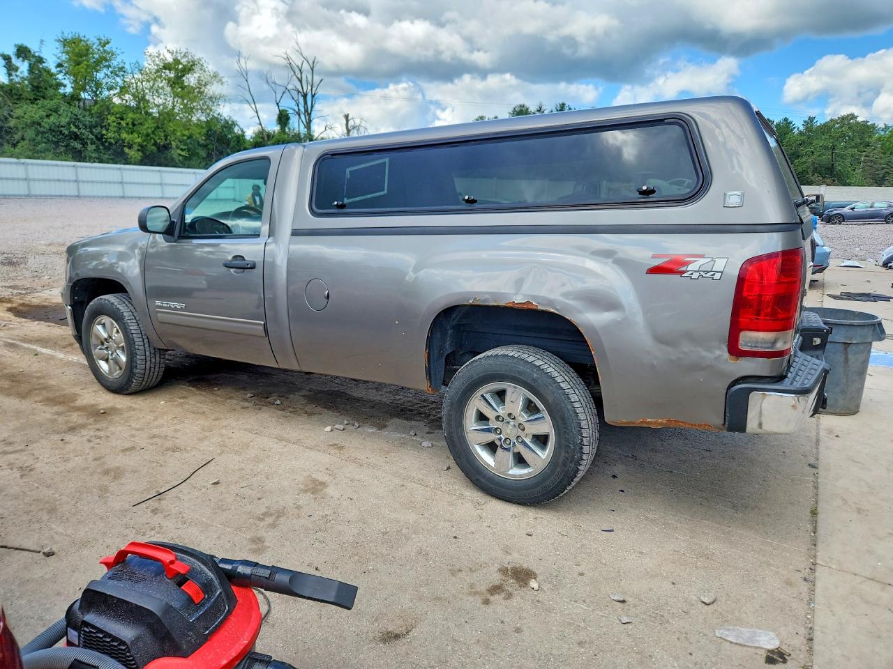 2013 Gmc Sierra K1500 Sle Gray vin: 1GTN2VE08DZ118952