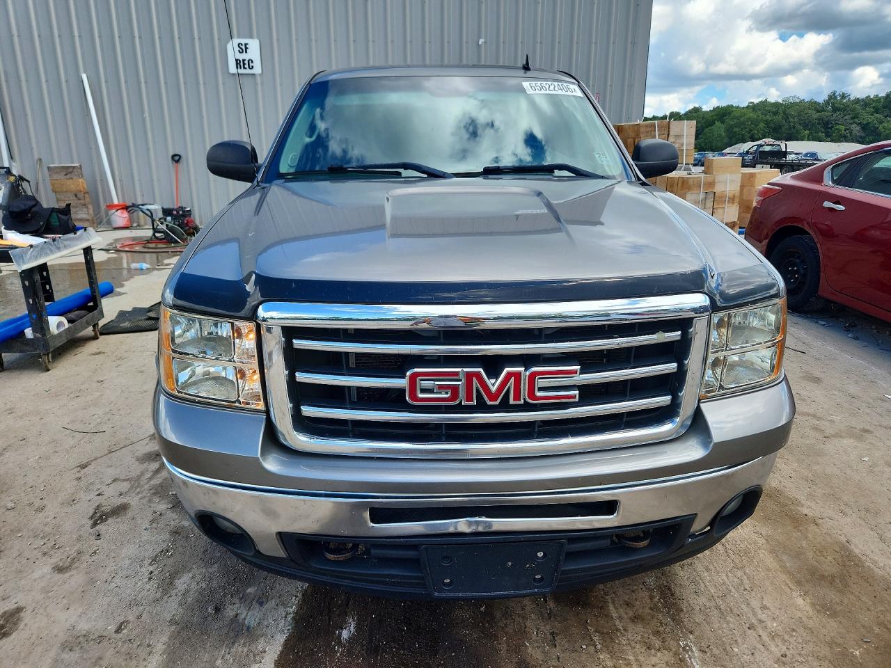 2013 Gmc Sierra K1500 Sle Gray vin: 1GTN2VE08DZ118952