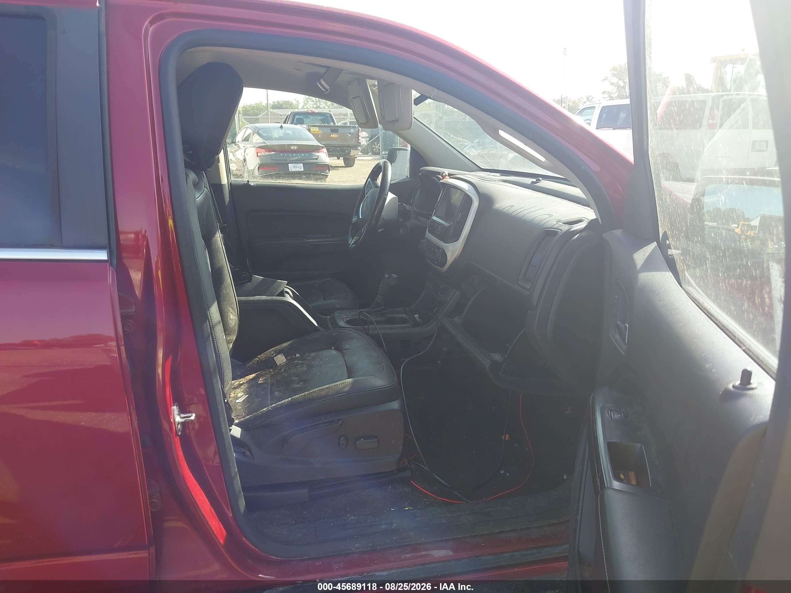 2017 Gmc Canyon 4wd Slt Red vin: 1GTP6DE16H1171864