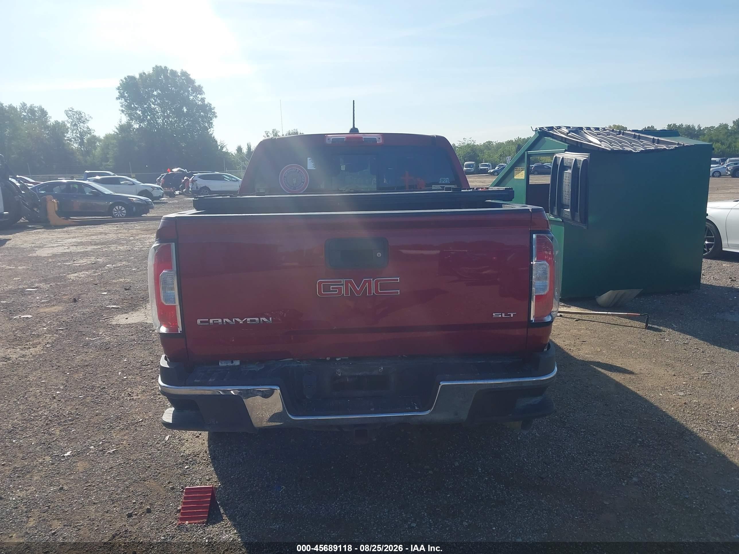 2017 Gmc Canyon 4wd Slt Red vin: 1GTP6DE16H1171864