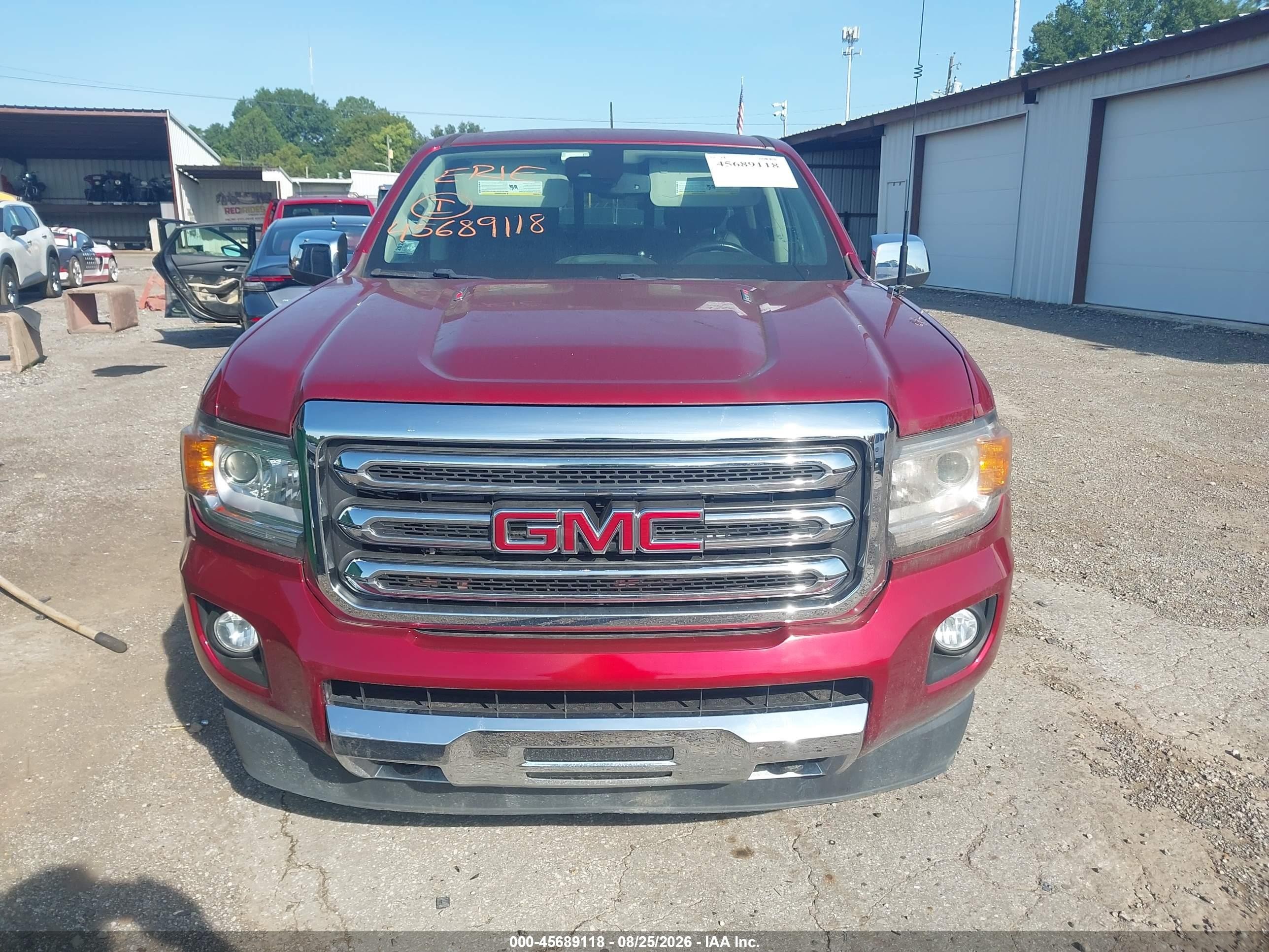 2017 Gmc Canyon 4wd Slt Red vin: 1GTP6DE16H1171864