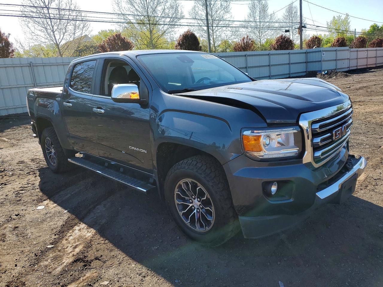 2016 Gmc Canyon Slt Gray vin: 1GTP6DE19G1200529