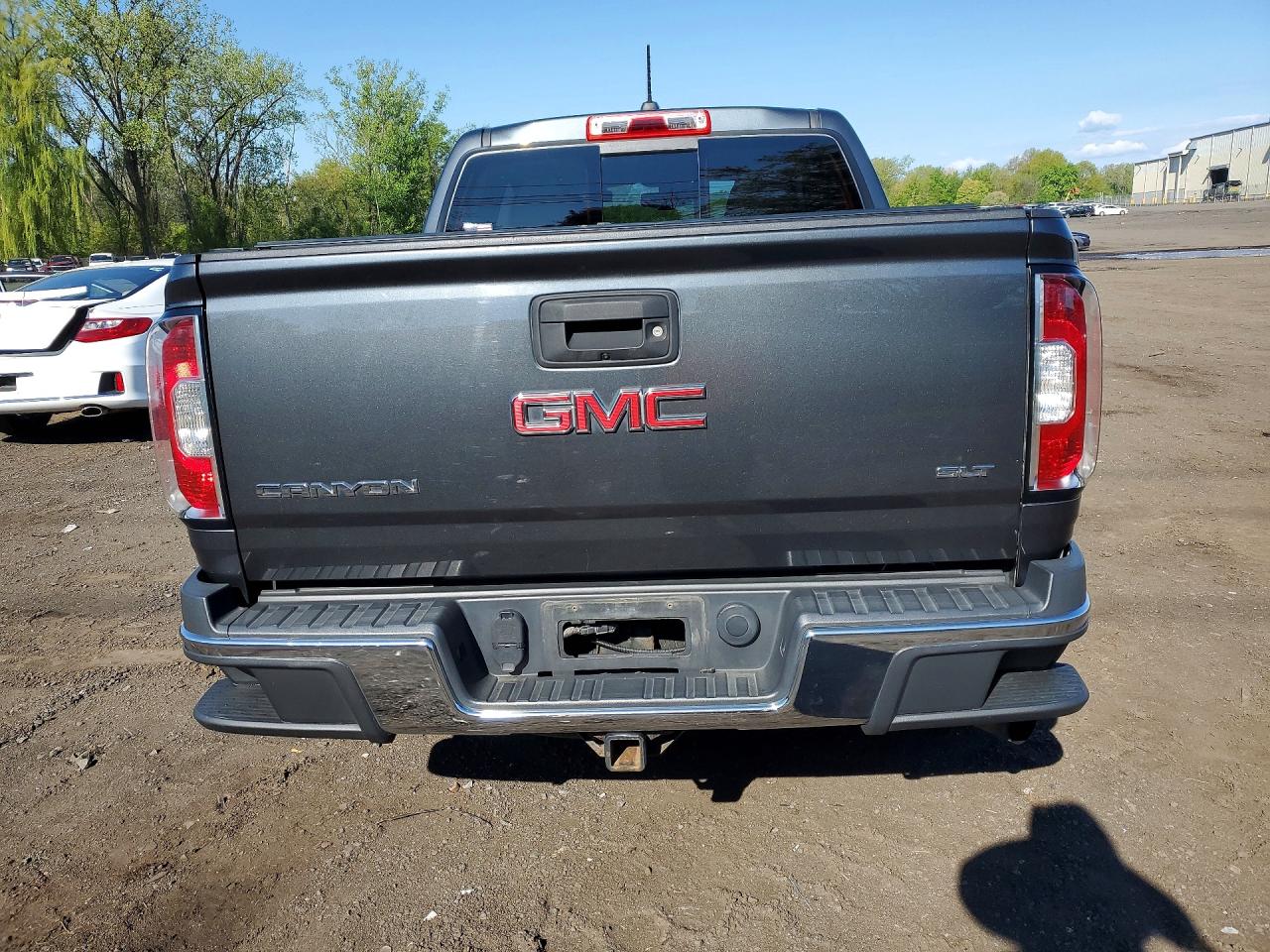 2016 Gmc Canyon Slt Gray vin: 1GTP6DE19G1200529