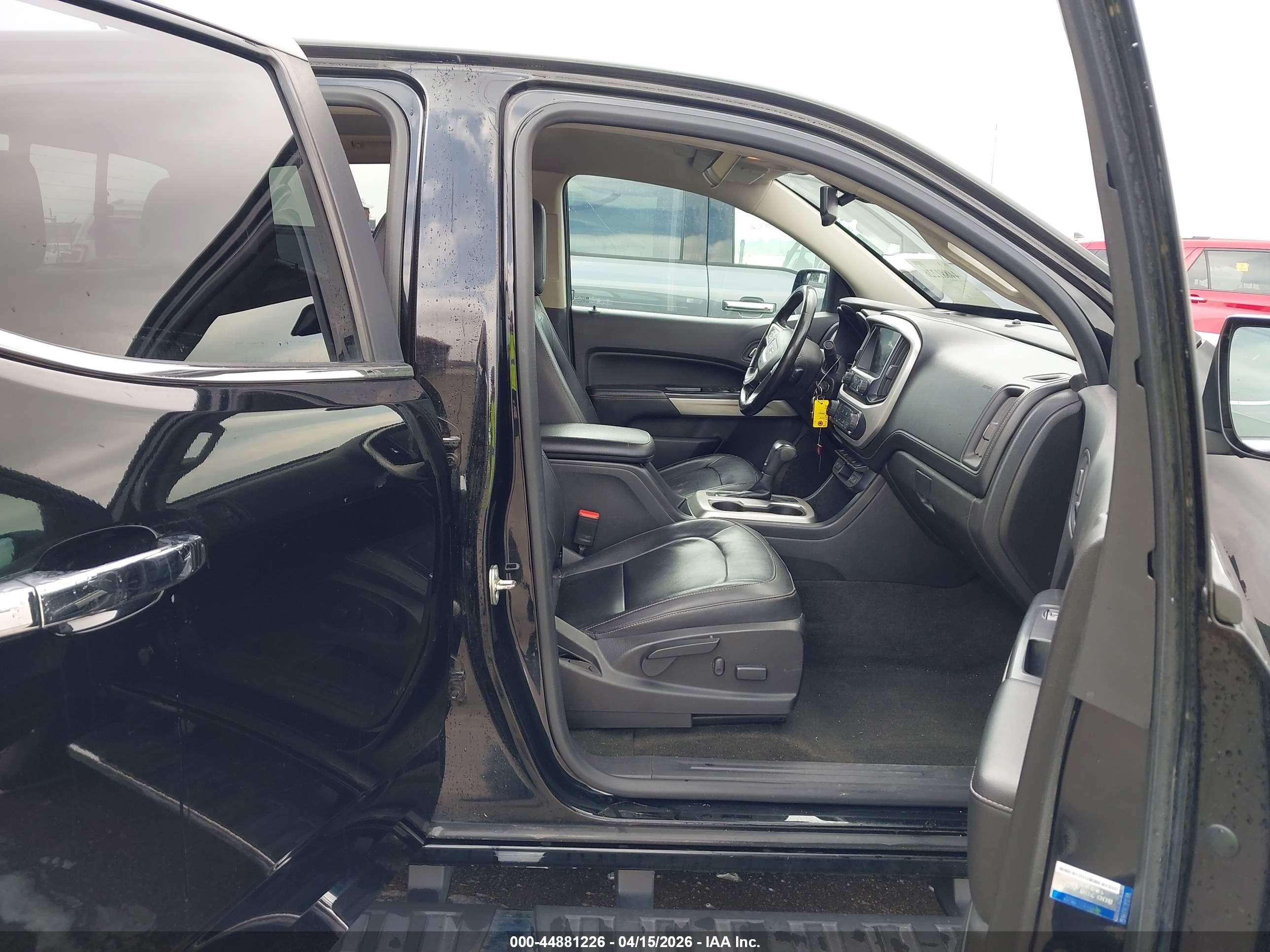 2016 Gmc Canyon Slt Black vin: 1GTP6DE19G1262657