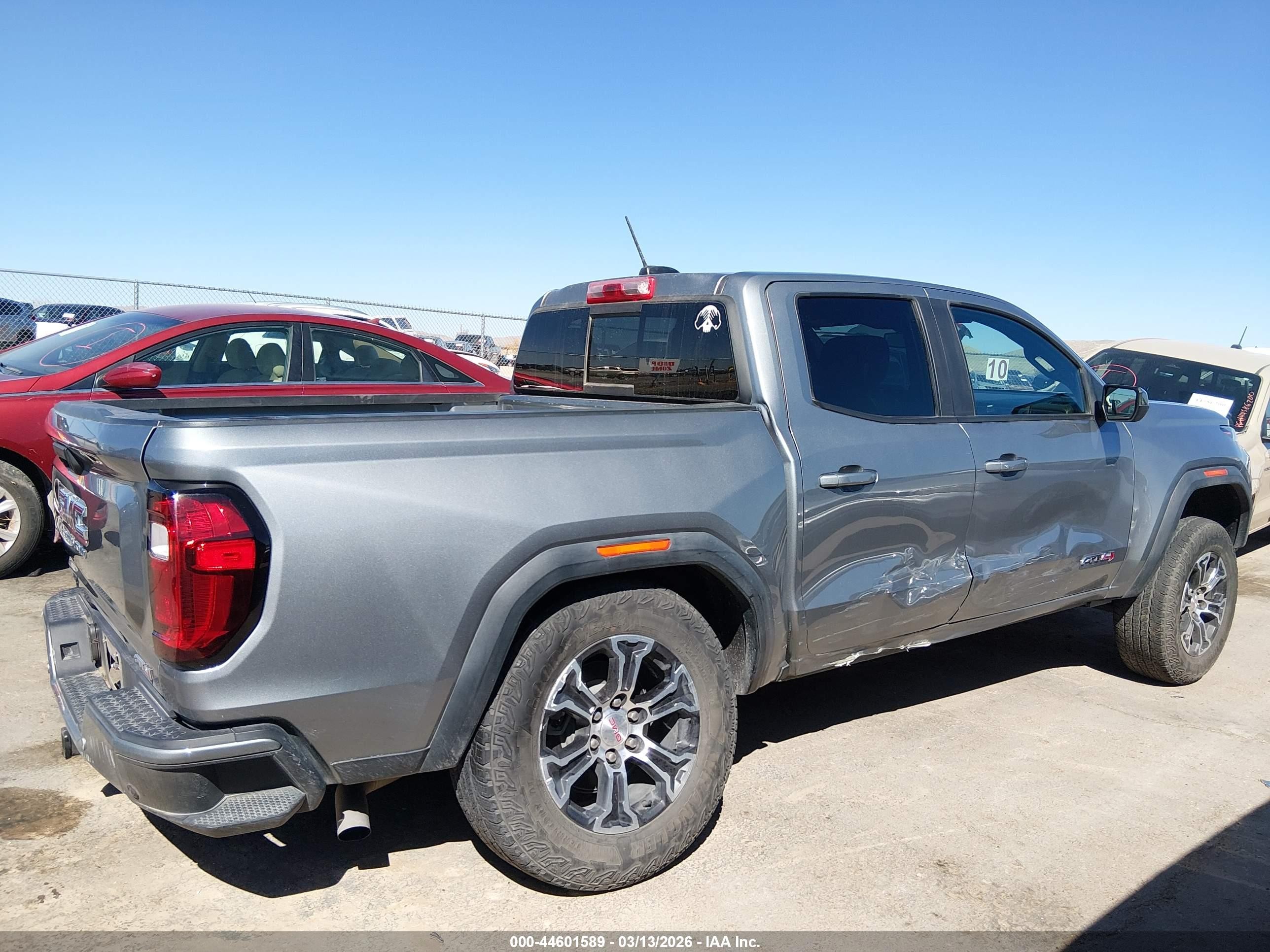 2023 Gmc Canyon 4wd  Short Box At4 Gray vin: 1GTP6DEK4P1139616