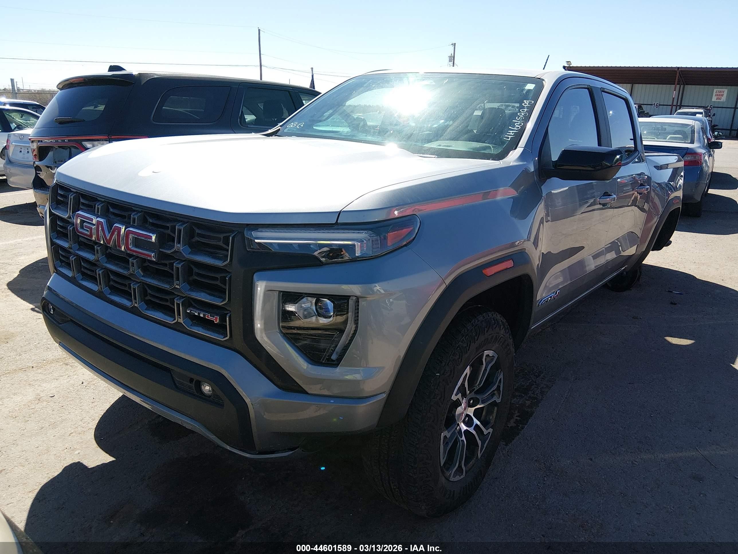 2023 Gmc Canyon 4wd  Short Box At4 Gray vin: 1GTP6DEK4P1139616