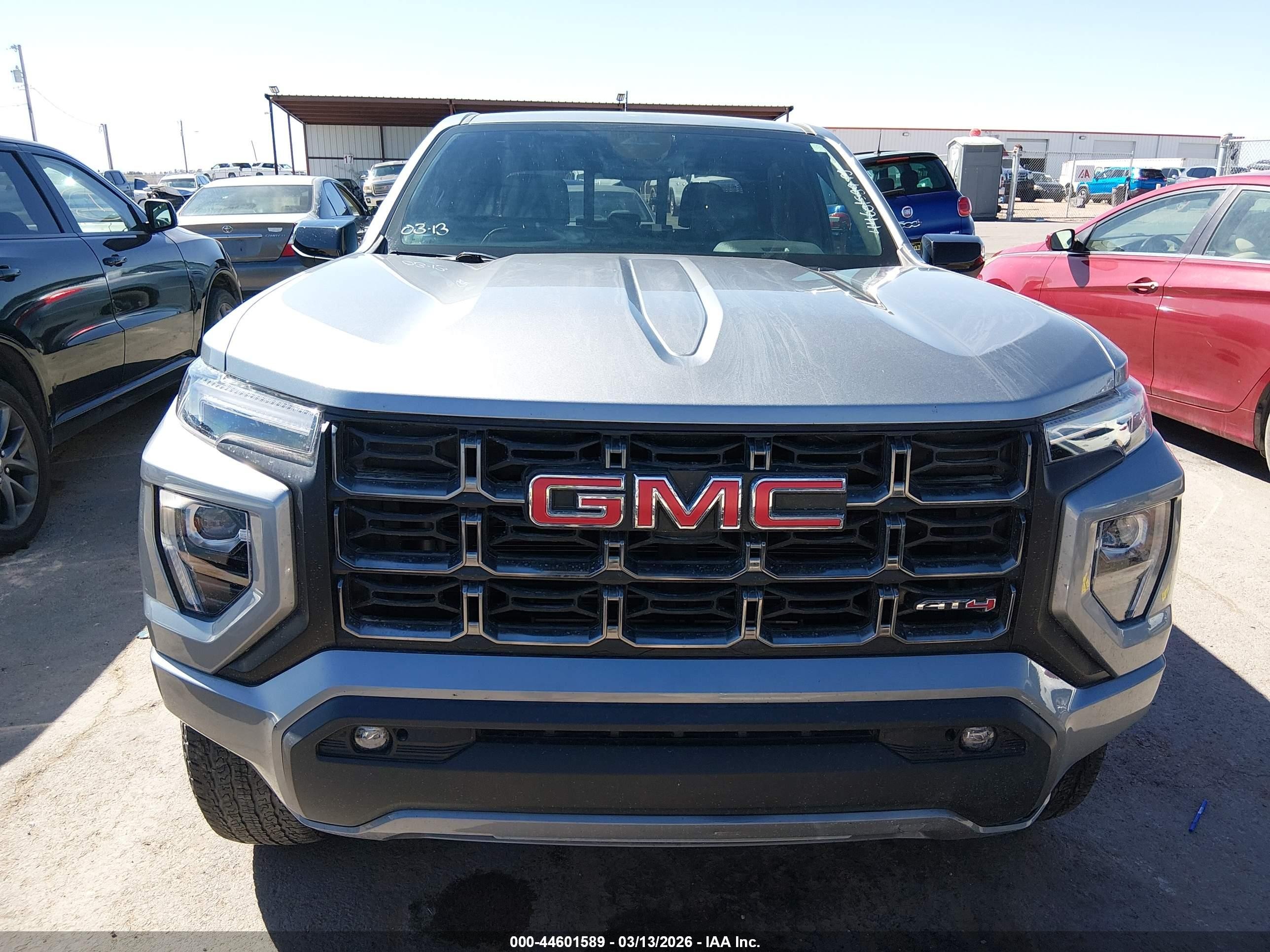 2023 Gmc Canyon 4wd  Short Box At4 Gray vin: 1GTP6DEK4P1139616